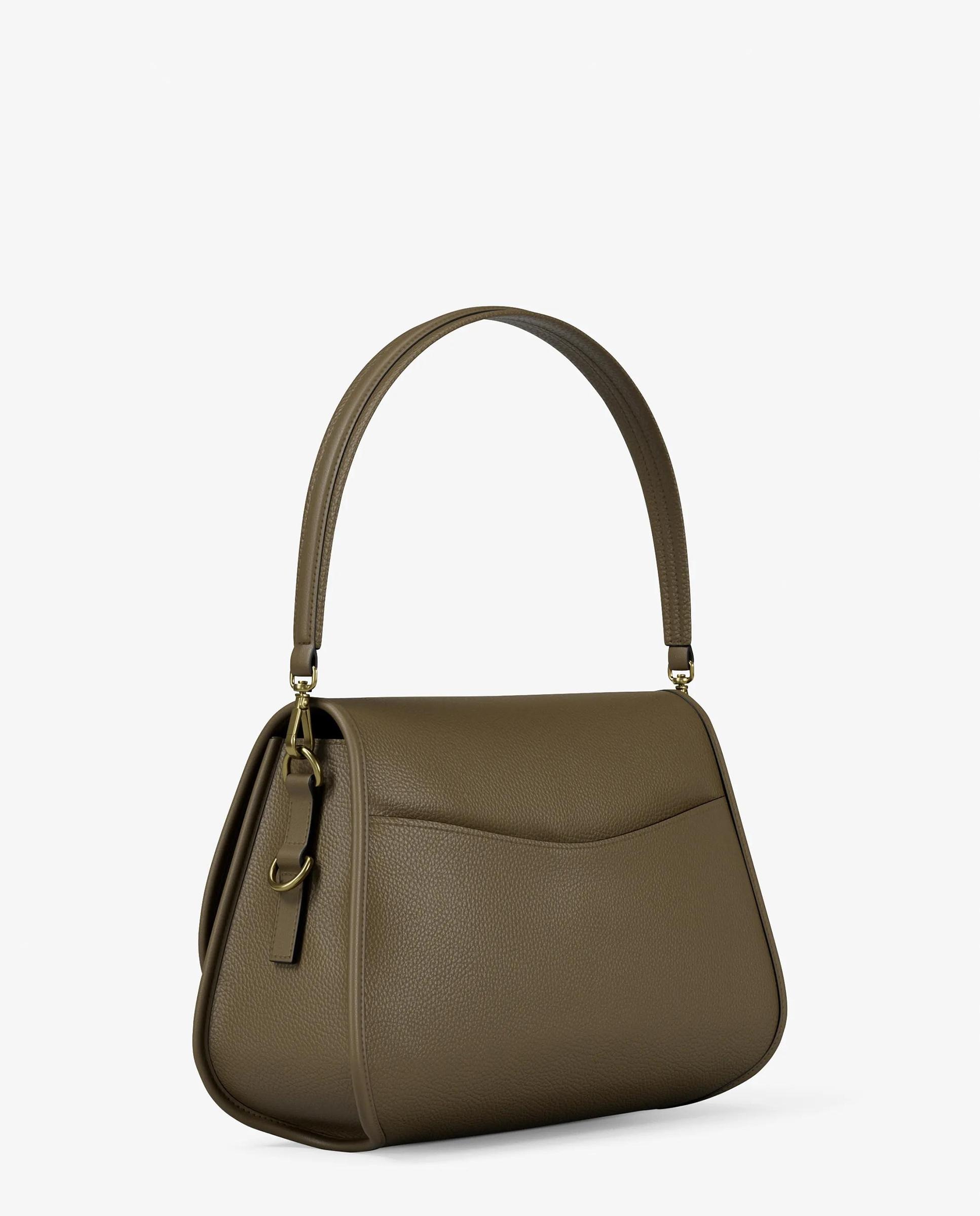 Bandolera de mujer holmes mediano de piel granulada transformable - Michael Michael Kors - Kaki Kaki-3