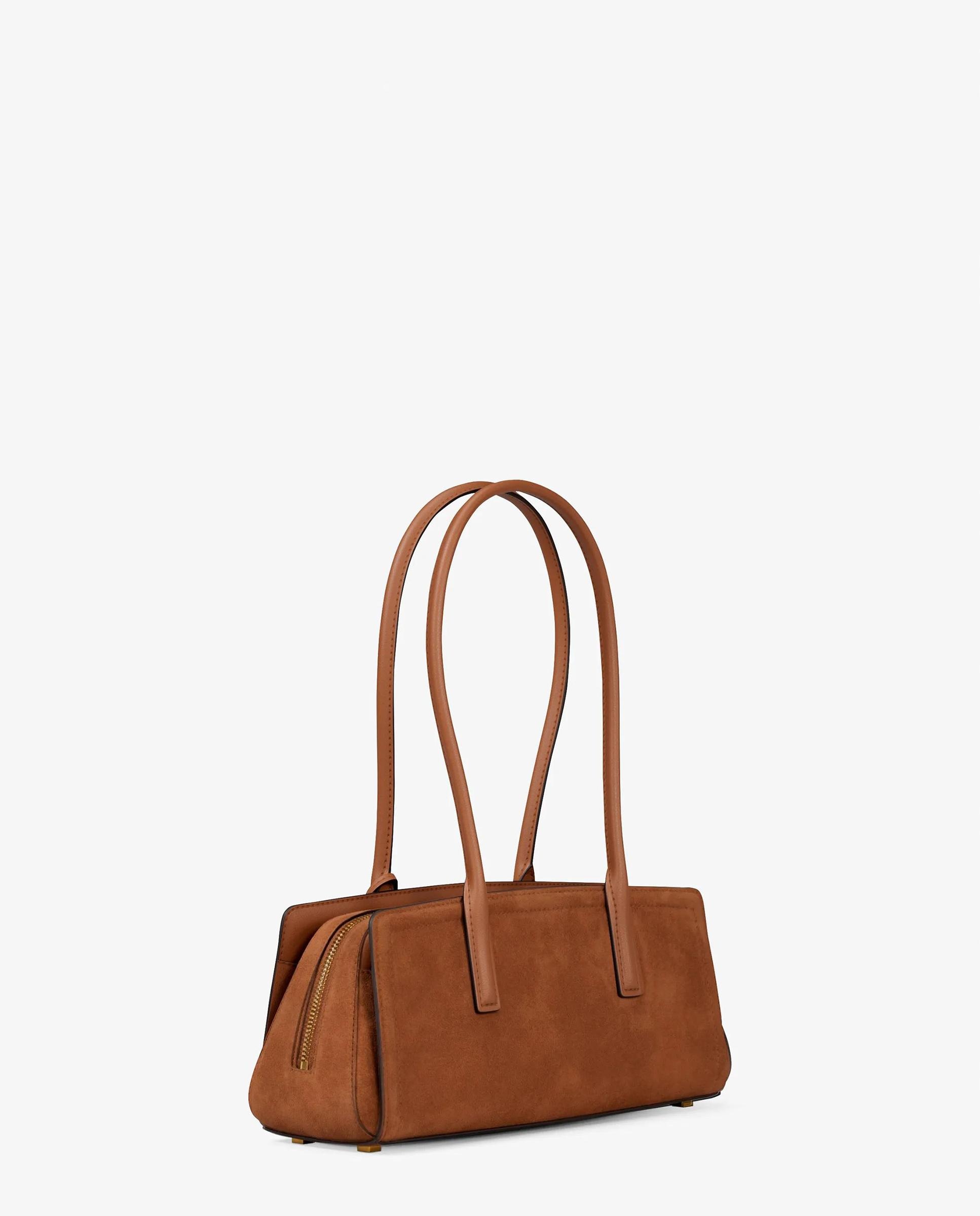 Bolso de hombro laila pequeño de ante - Michael Michael Kors - Marrón claro Marrón claro-3