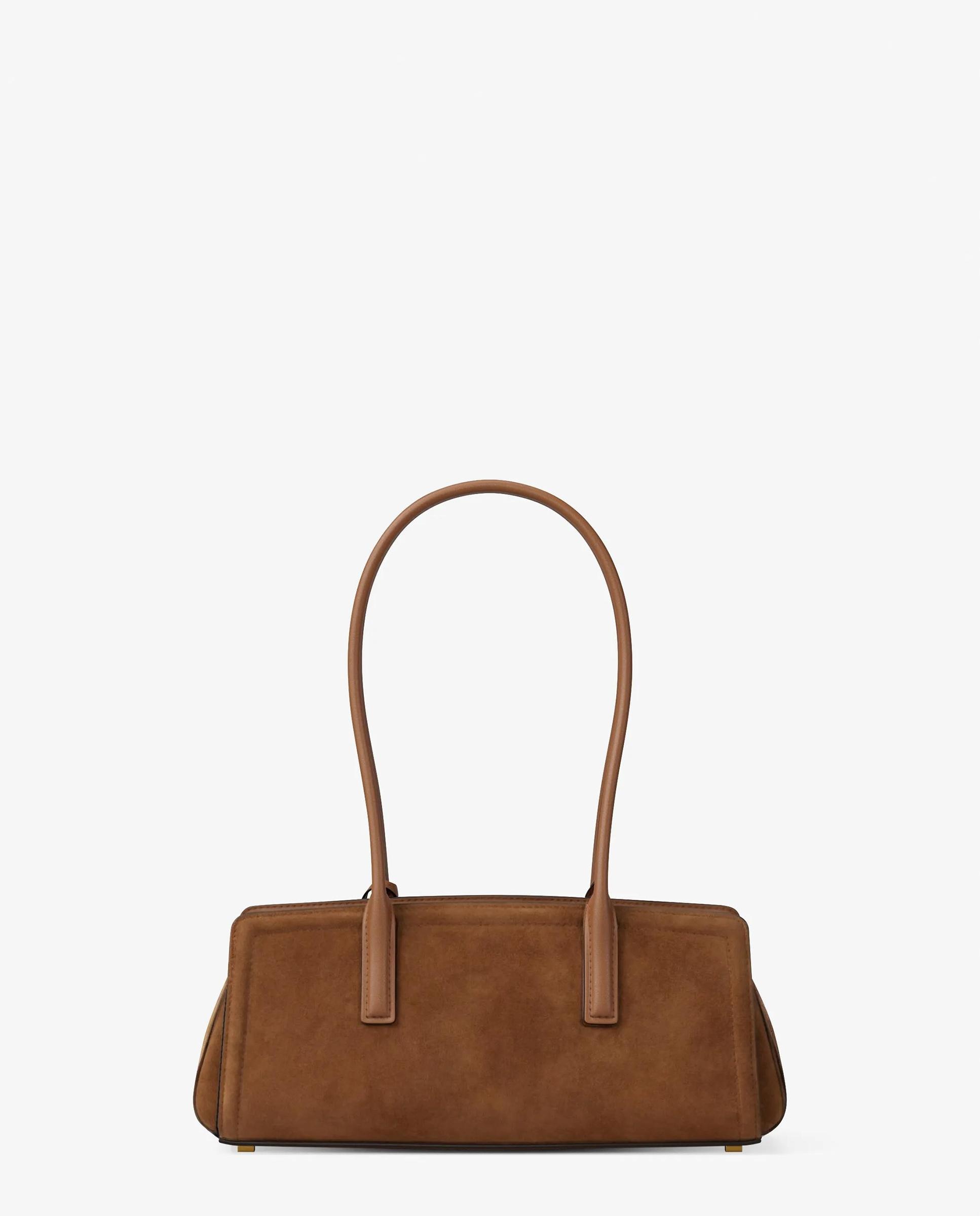 Bolso de hombro laila pequeño de ante - Michael Michael Kors - Marrón claro Marrón claro-5