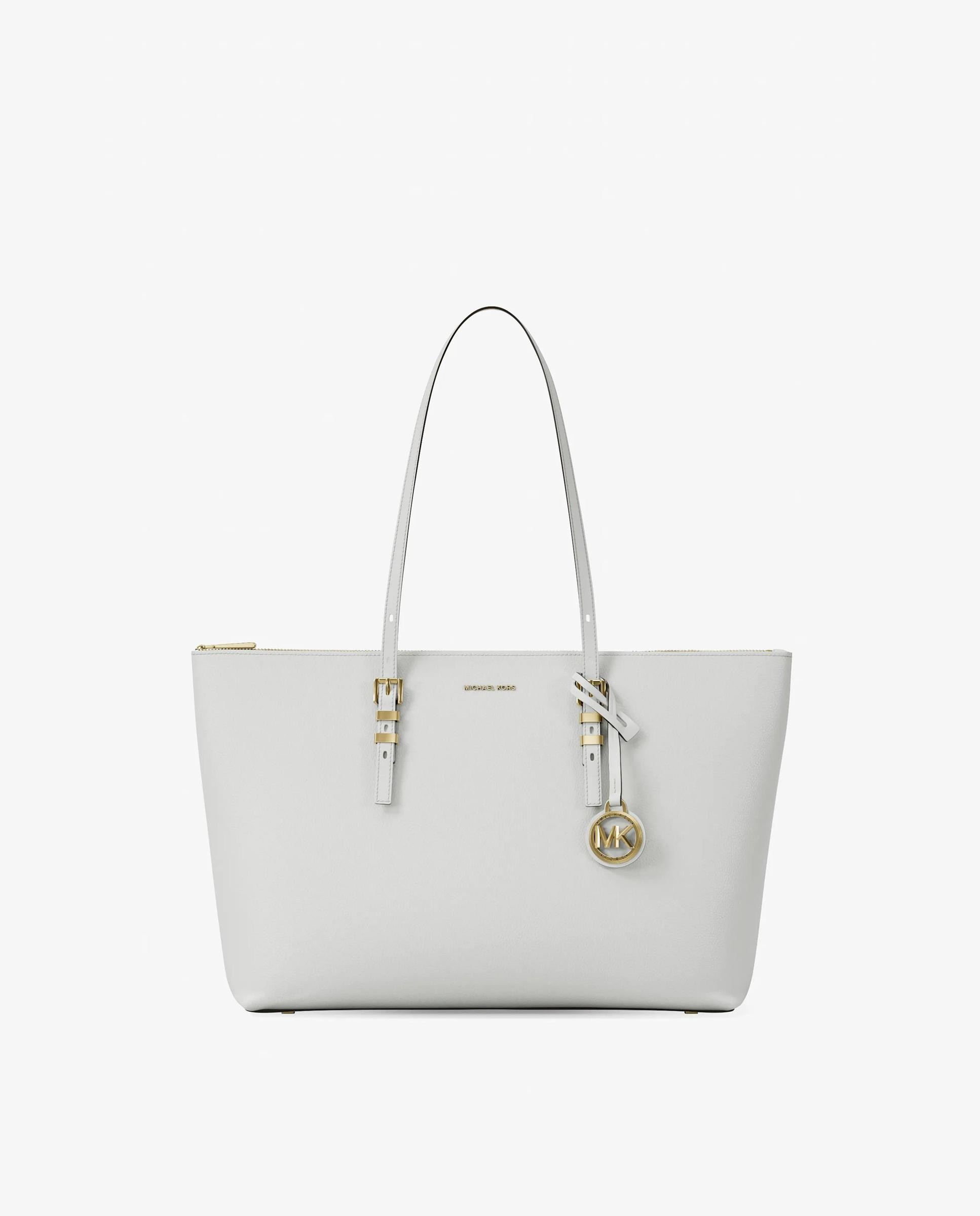 Bolso shopper tote quinn grande de piel granulada - Michael Michael Kors - Nata Nata-1