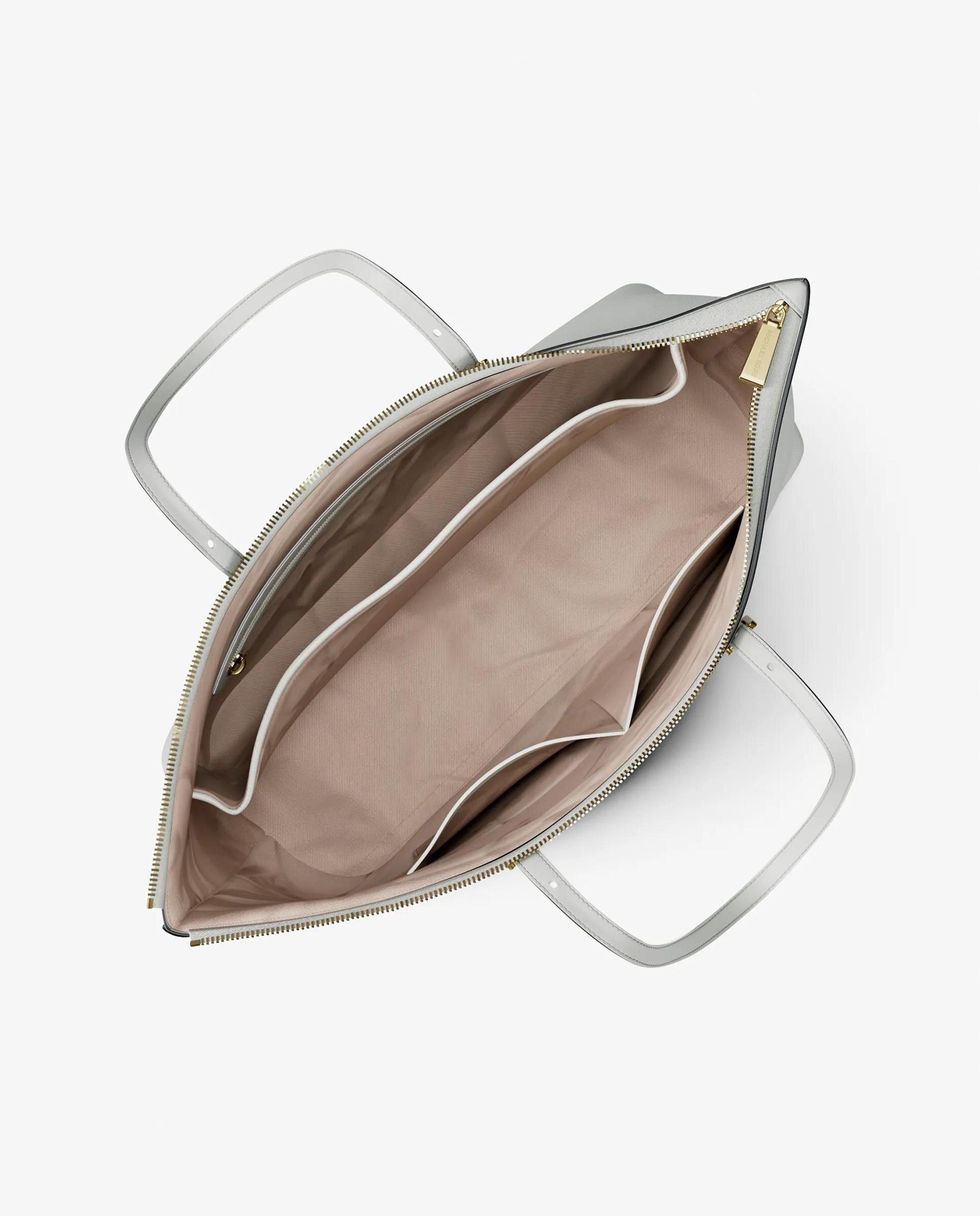 Bolso shopper tote quinn grande de piel granulada - Michael Michael Kors - Nata Nata-4