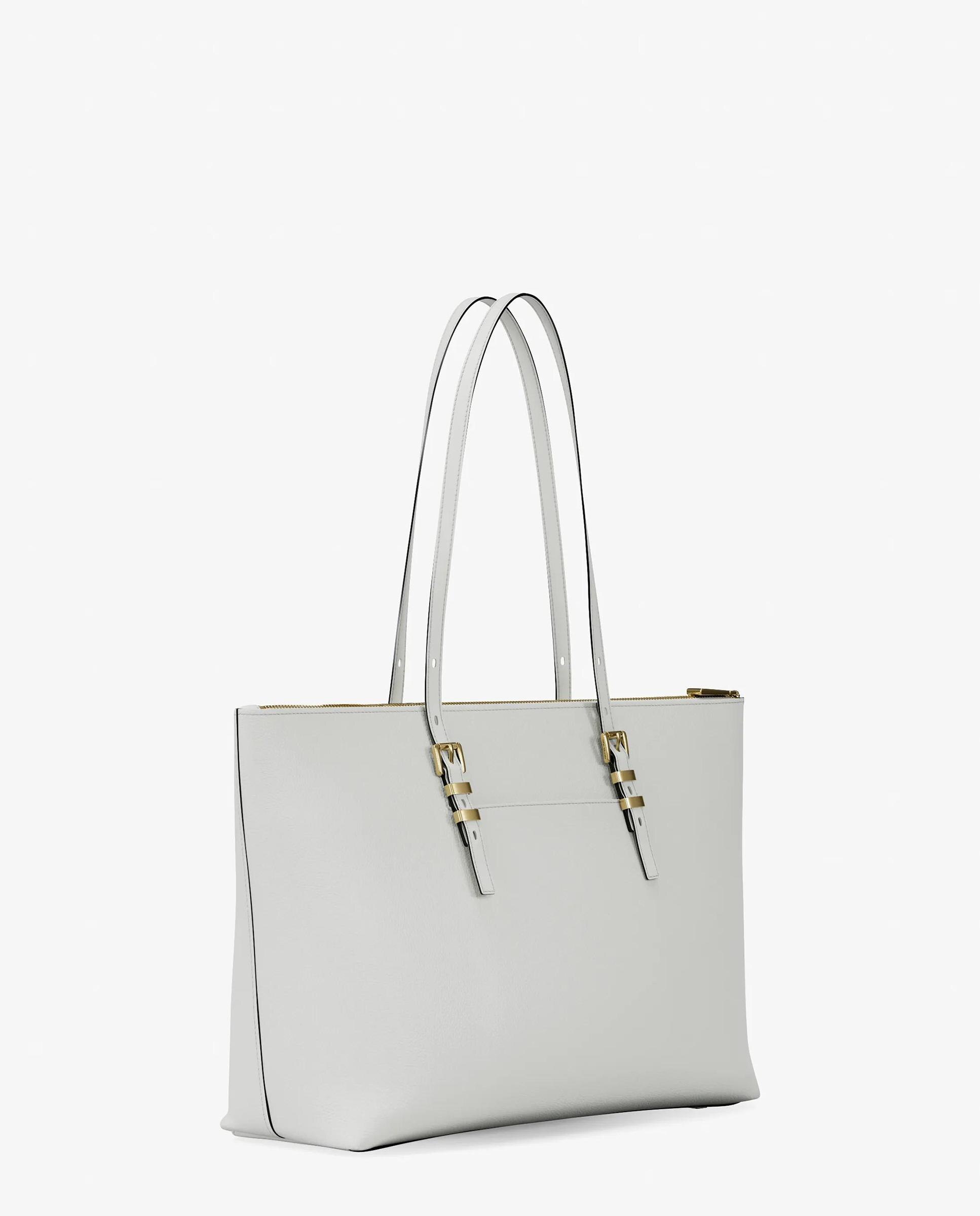 Bolso shopper tote quinn grande de piel granulada - Michael Michael Kors - Nata Nata-3