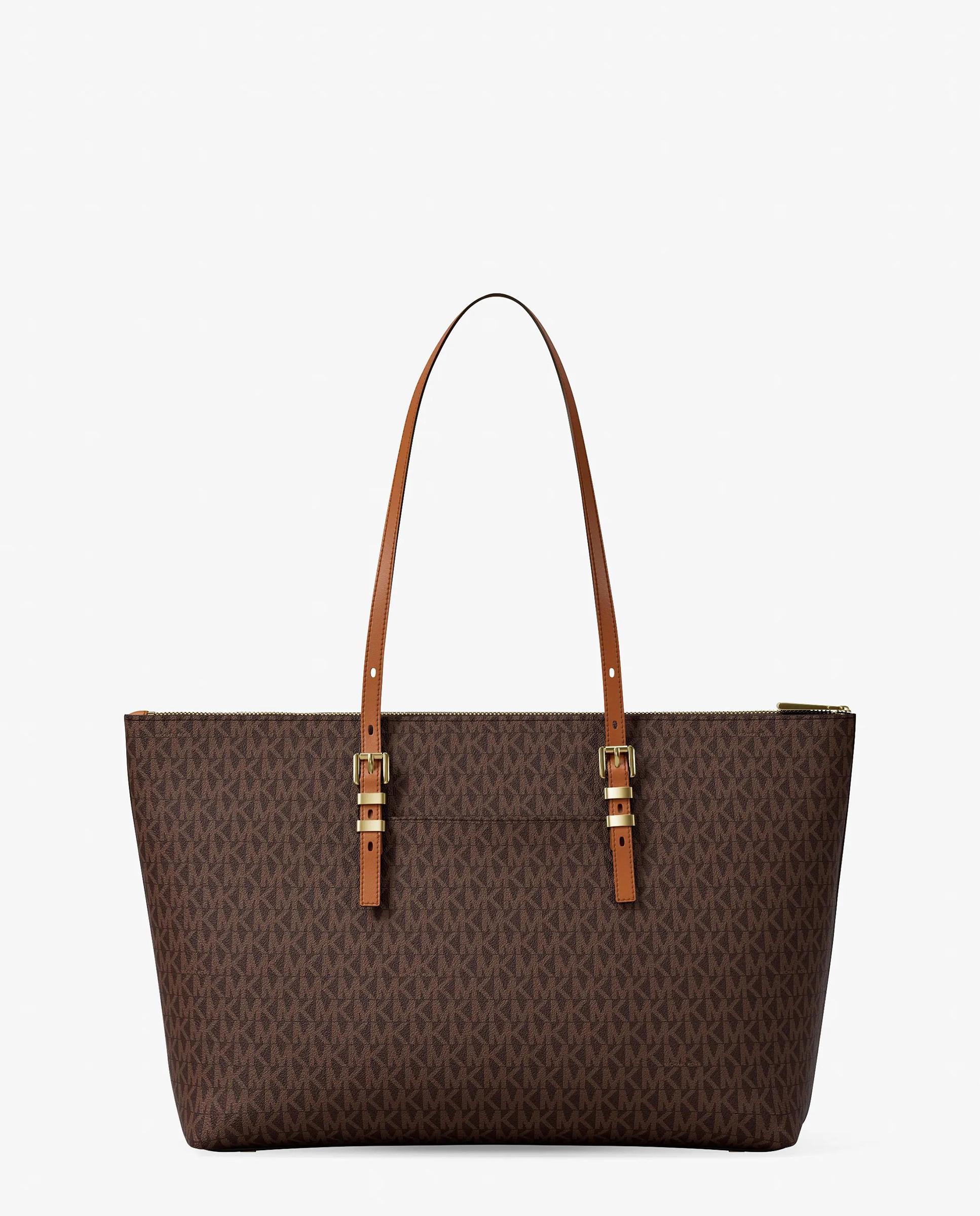 Bolso shopper tote quinn grande con logotipo - Michael Michael Kors - Marrón oscuro Marrón oscuro-5