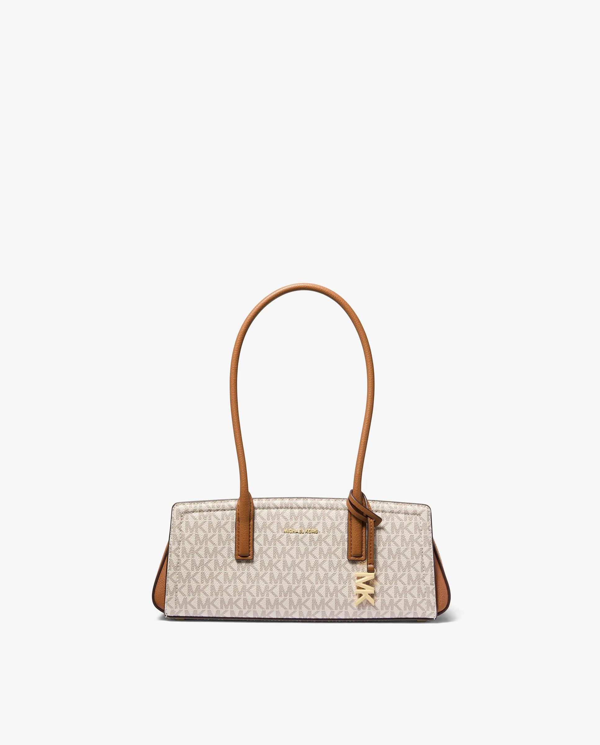 Bolso de hombro laila pequeño con logotipo - Michael Michael Kors - Marfil Marfil-1