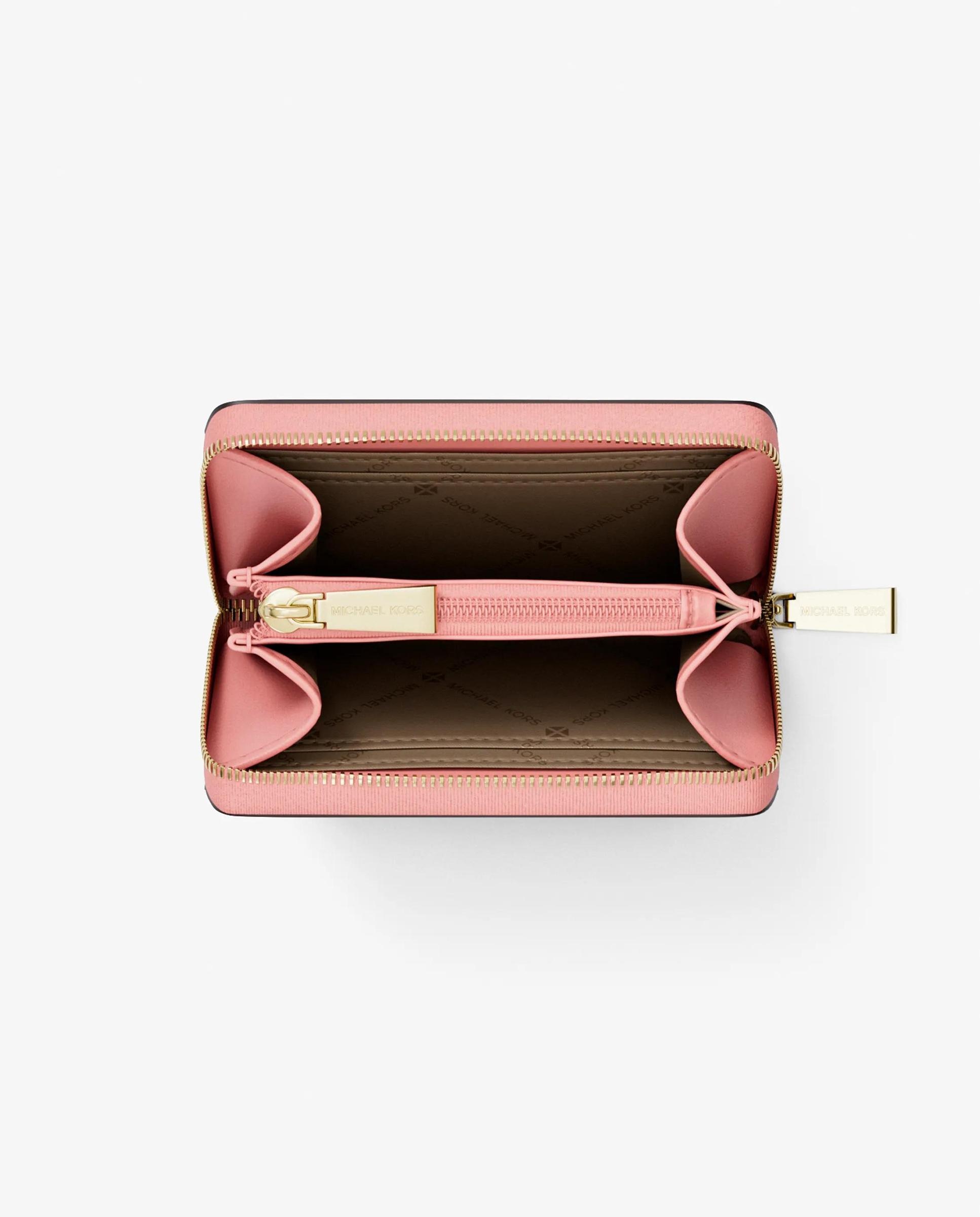 Cartera de mujer Jet Set de piel granulada - Michael Michael Kors - Rosa pastel Rosa pastel-2