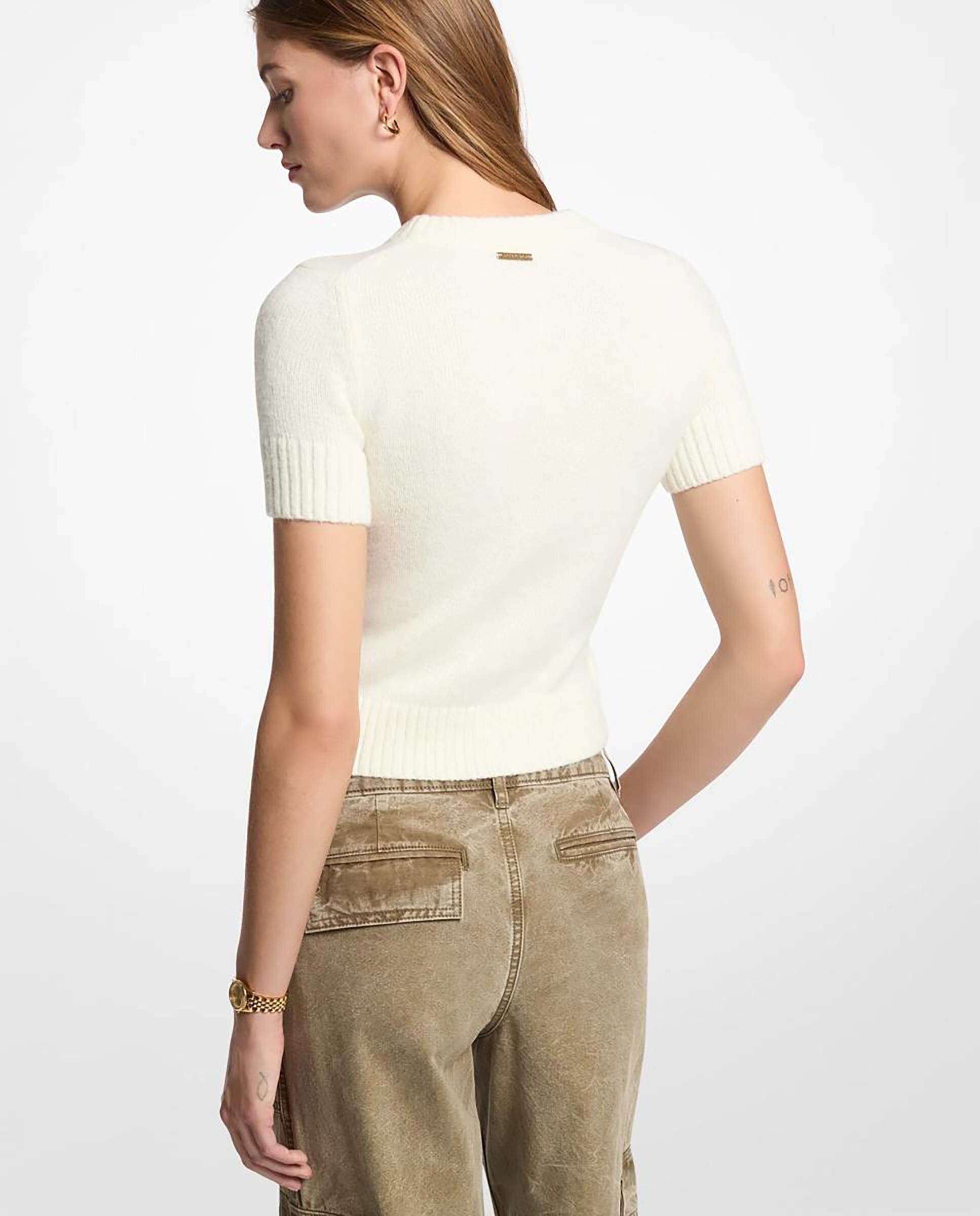 Jersey de mujer de punto de manga corta - Michael Michael Kors - Blanco roto Blanco roto-2