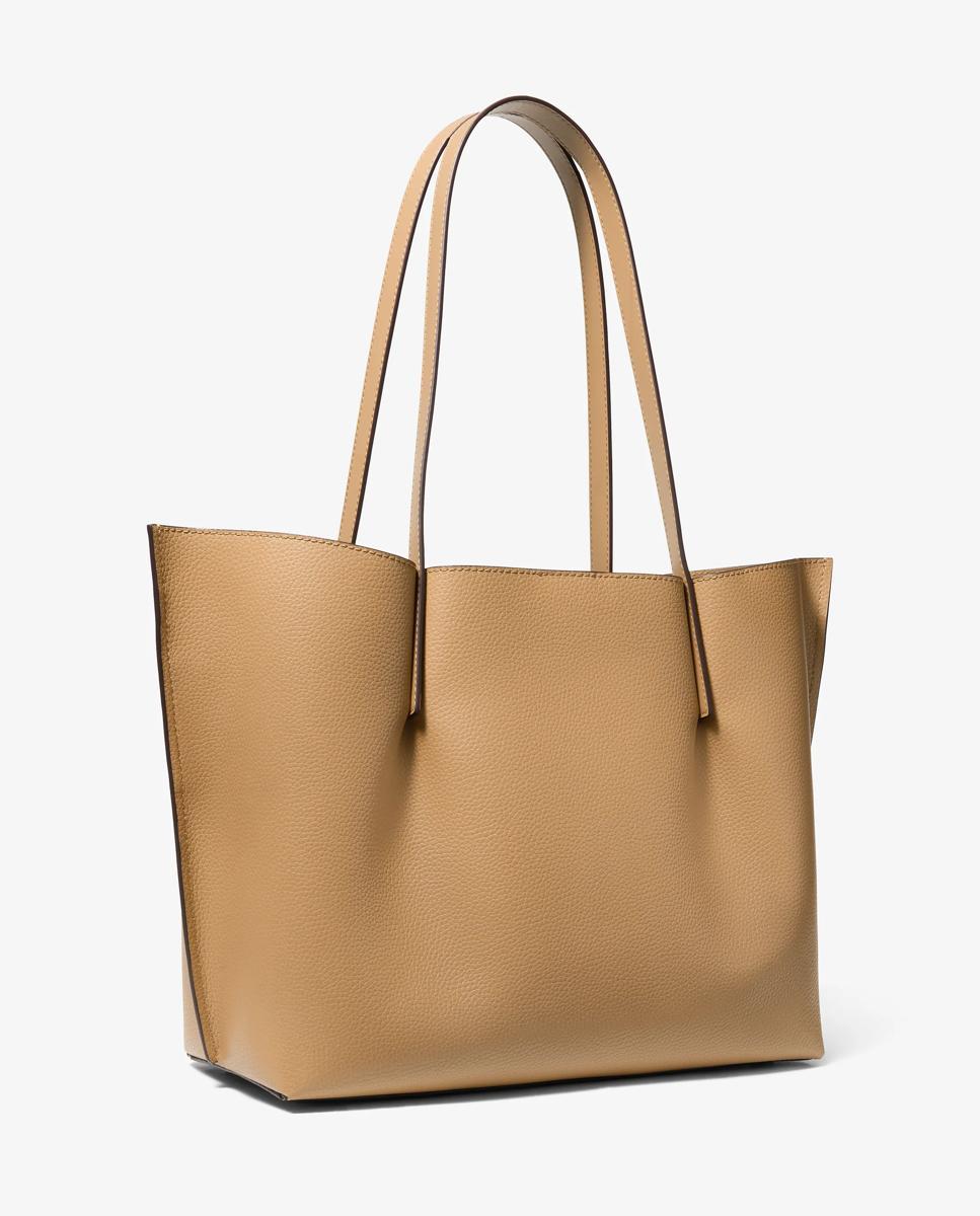 Bolso shopper tote emilia grande de piel granulada - Michael Michael Kors - Caramelo Caramelo-3