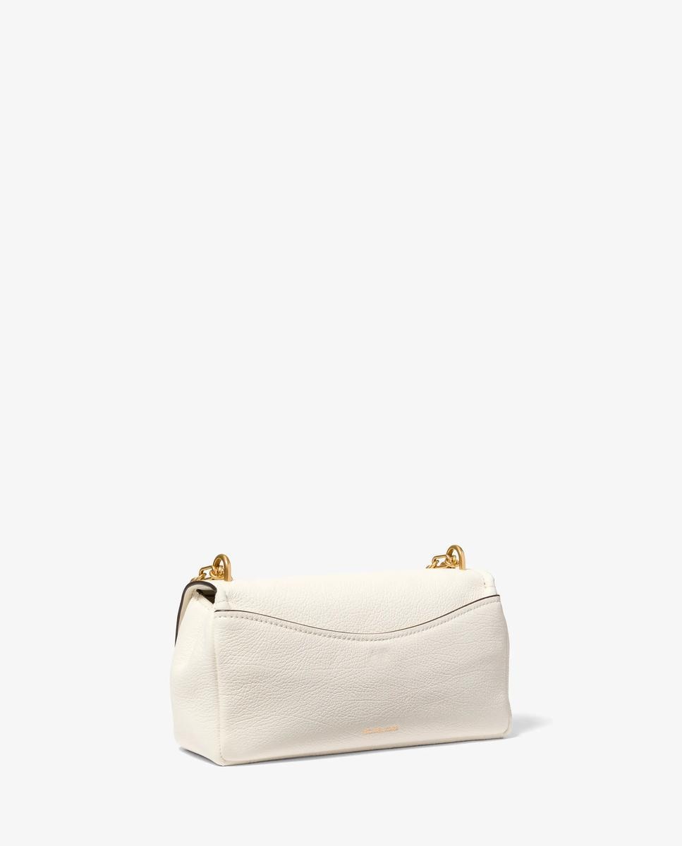 Imagen 4 de Bolso de hombro transformable bryant pequeño de piel texturizada - Michael Michael Kors - Marfil Marfil