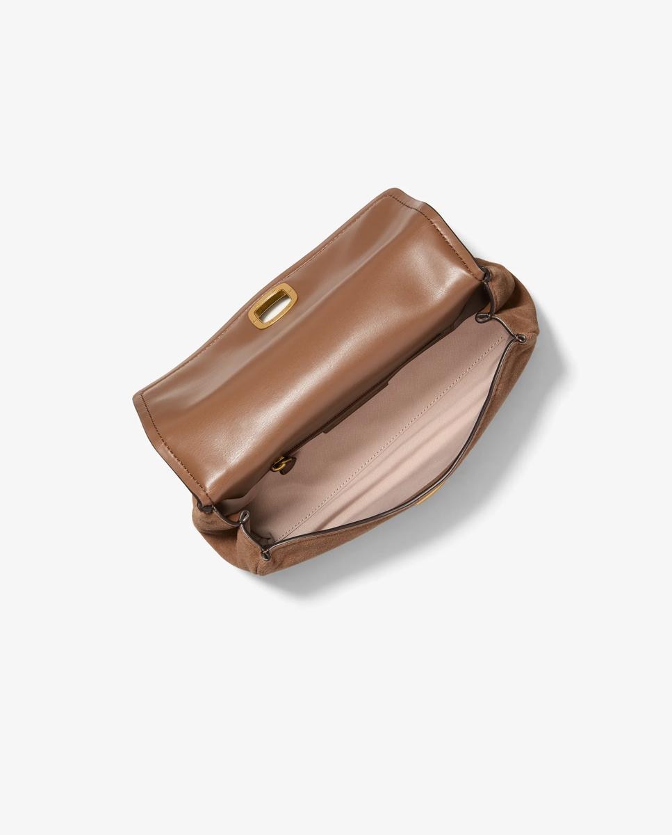 Bolso de hombro bryant pequeño de ante transformable - Michael Michael Kors - Canela Canela-5