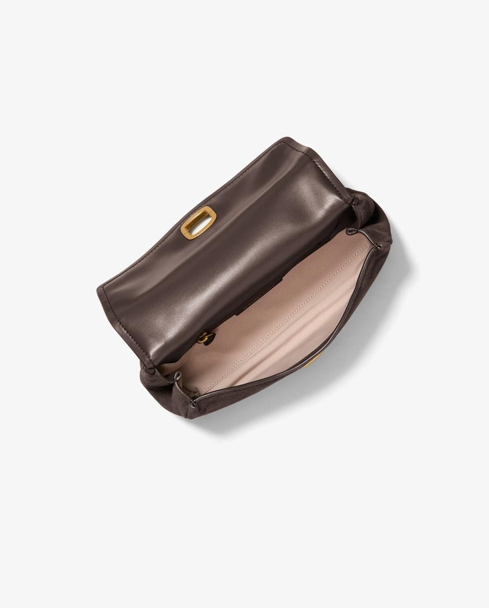 Bolso de hombro bryant pequeño de ante transformable - Michael Michael Kors - Marrón oscuro Marrón oscuro-5