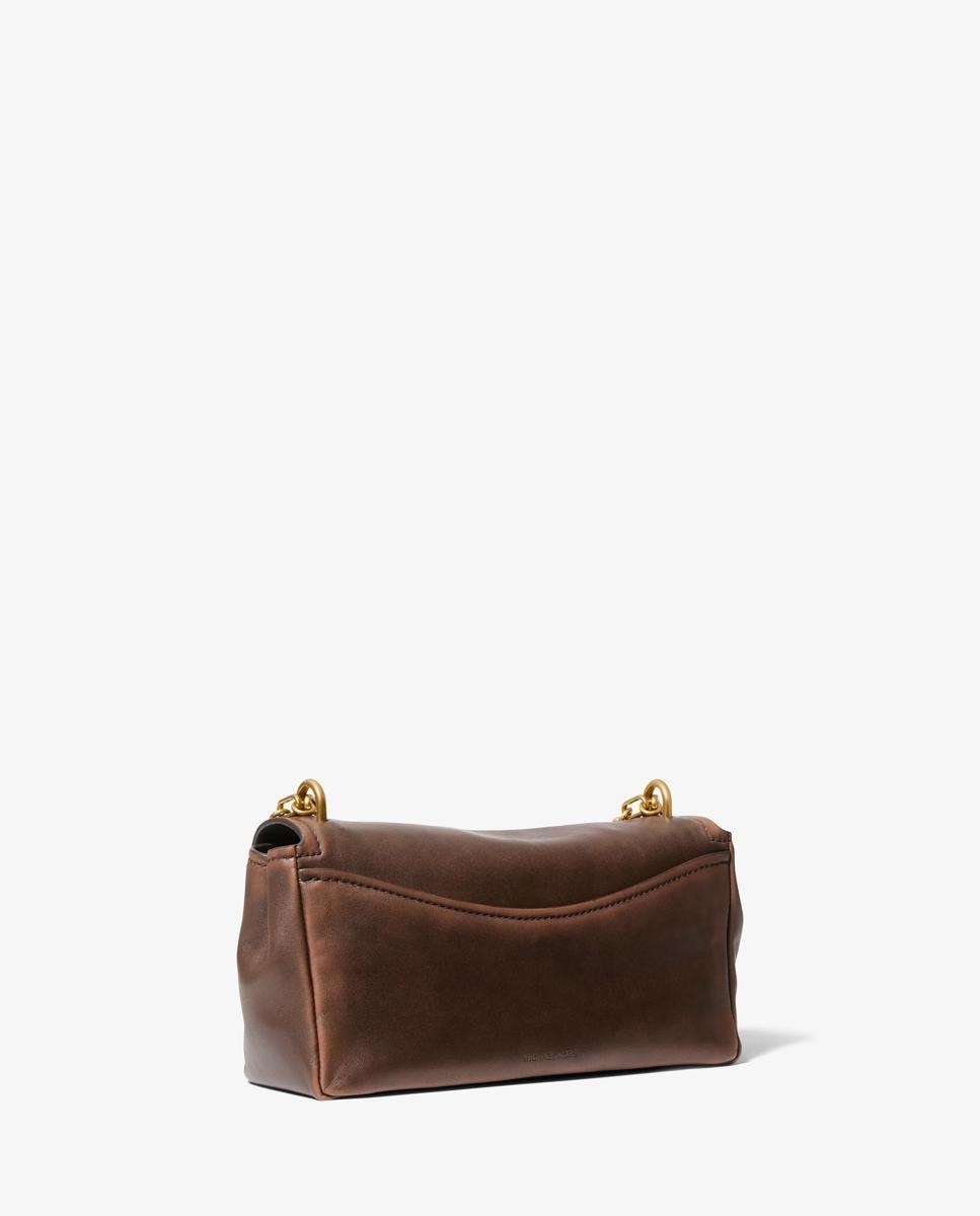 Bolso de hombro bryant pequeño de piel transformable - Michael Michael Kors - Marrón oscuro Marrón oscuro-4