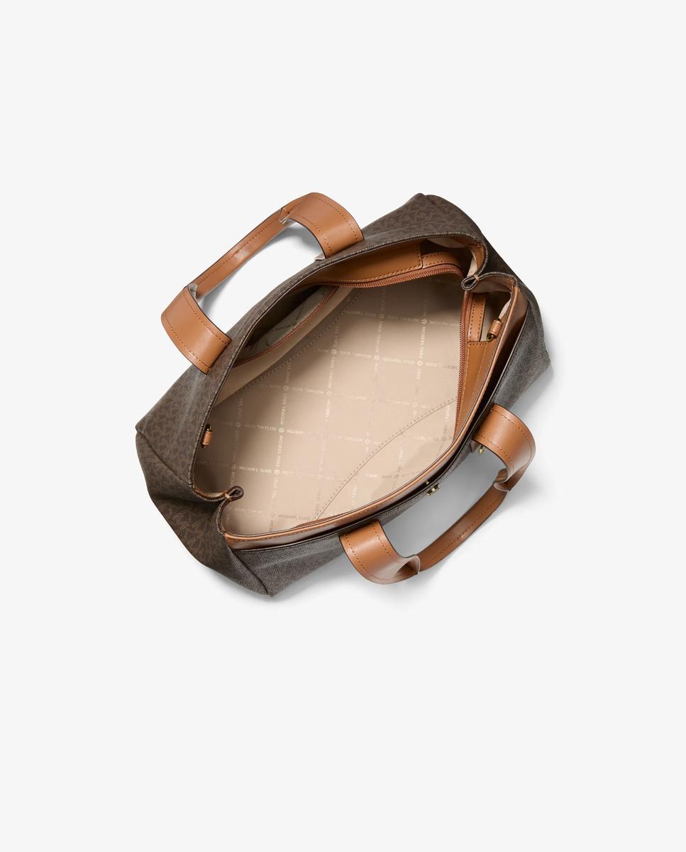 Imagen 5 de Bandolera de mujer satchel foster pequeño con logotipo - Michael Michael Kors - Marrón oscuro Marrón oscuro