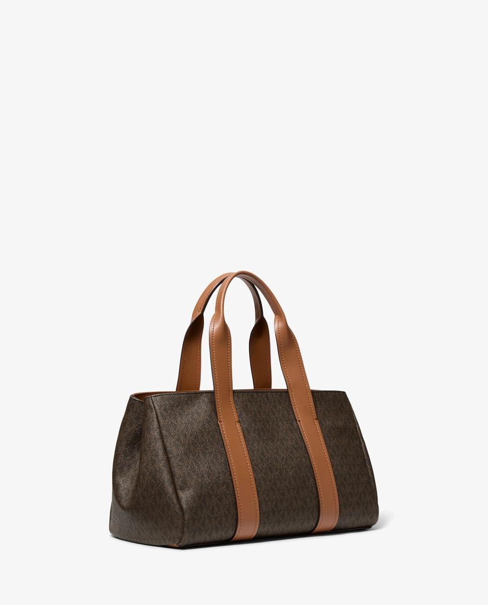 Imagen 4 de Bandolera de mujer satchel foster pequeño con logotipo - Michael Michael Kors - Marrón oscuro Marrón oscuro