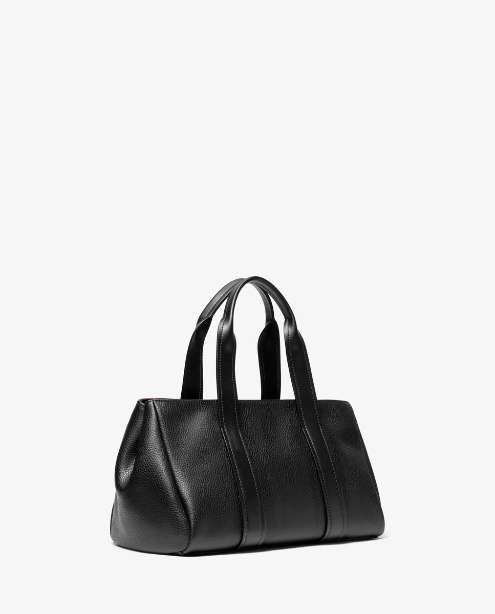 Bandolera de mujer satchel foster pequeño de piel granulada - Michael Michael Kors - Negro Negro-4