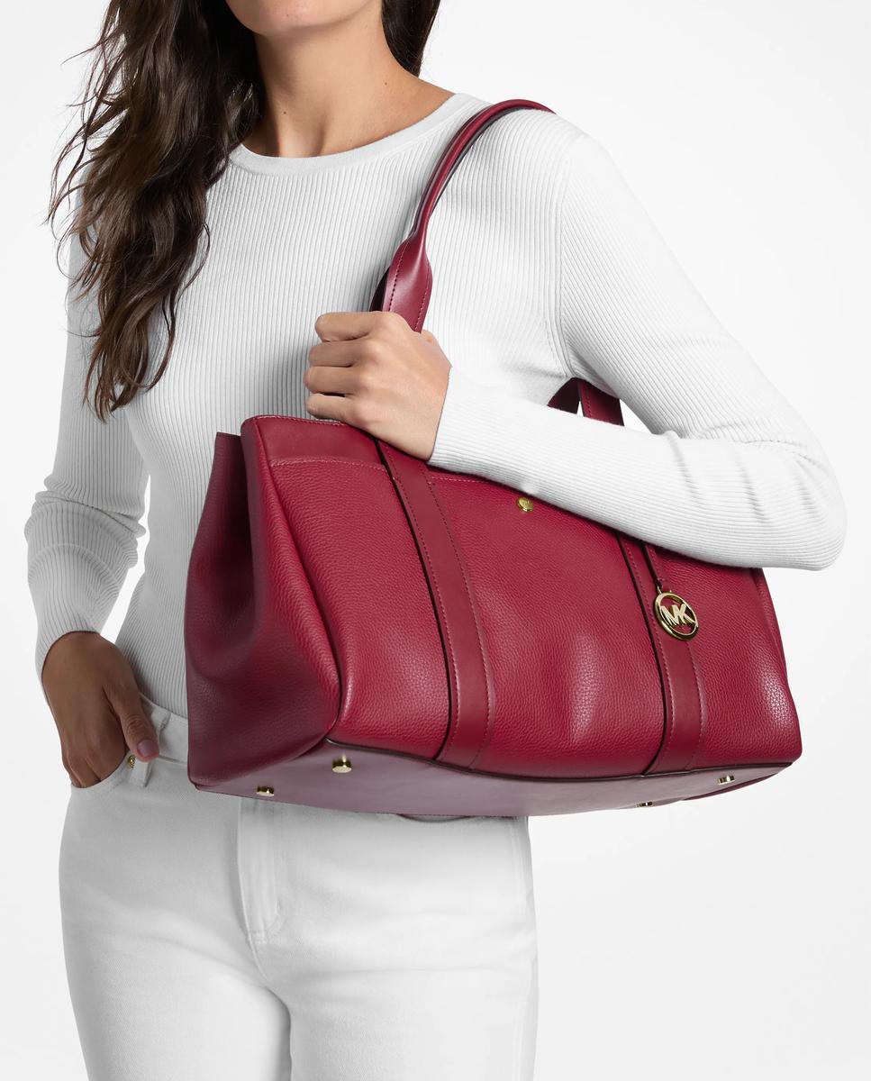 Imagen 2 de Bolso de hombro tote foster grande - Michael Michael Kors - Rojo cereza Rojo cereza