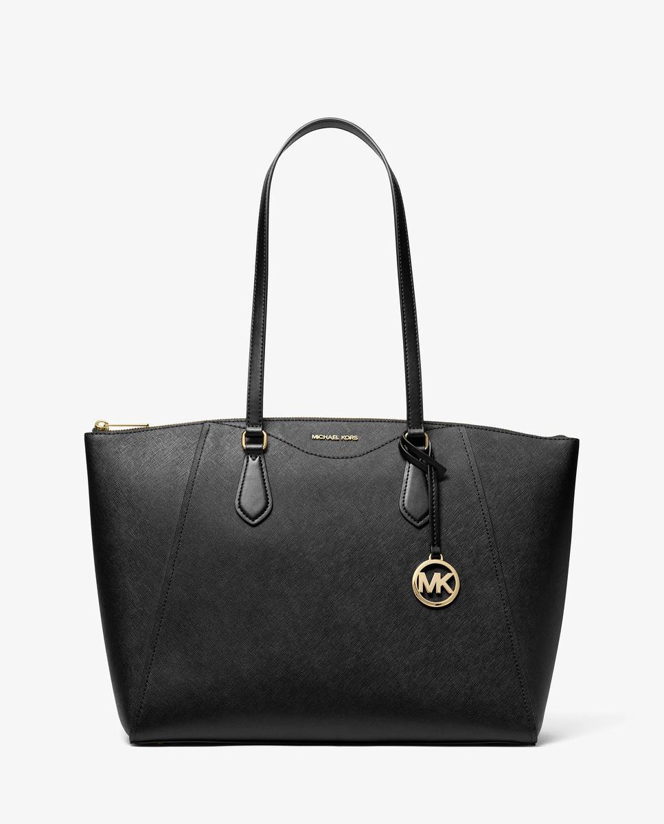 Imagen 1 de Bolso shopper tote lorita grande de piel saffiano - Michael Michael Kors - Negro Negro