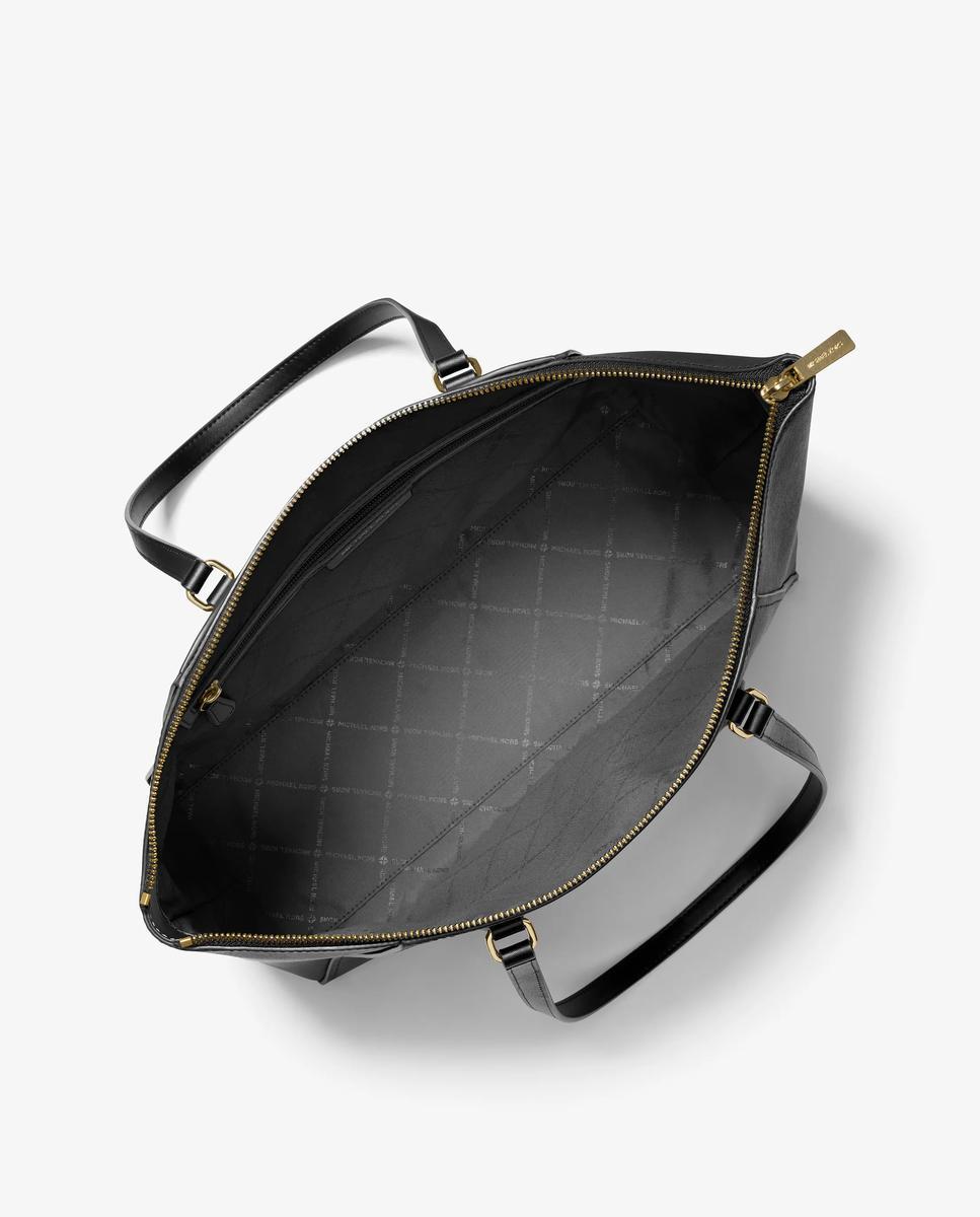 Imagen 4 de Bolso shopper tote lorita grande de piel saffiano - Michael Michael Kors - Negro Negro