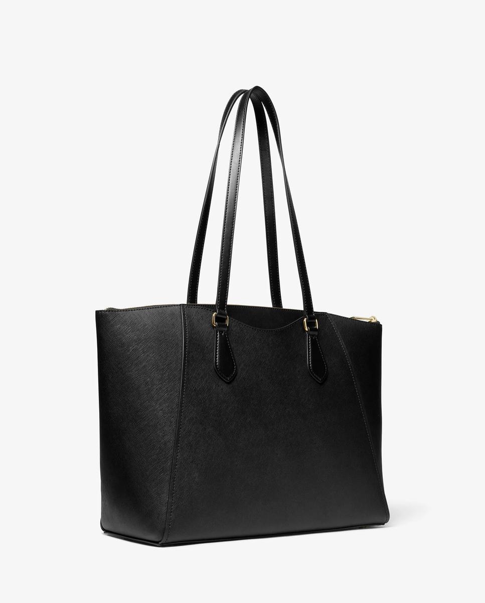 Imagen 3 de Bolso shopper tote lorita grande de piel saffiano - Michael Michael Kors - Negro Negro