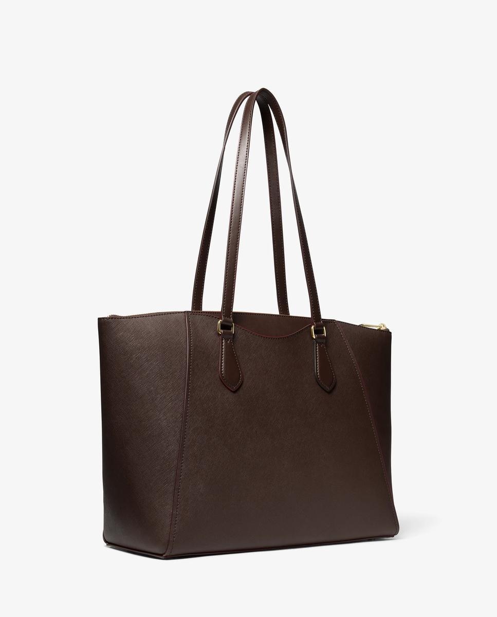 Imagen 3 de Bolso shopper tote lorita grande de piel saffiano - Michael Michael Kors - Marrón chocolate Marrón chocolate