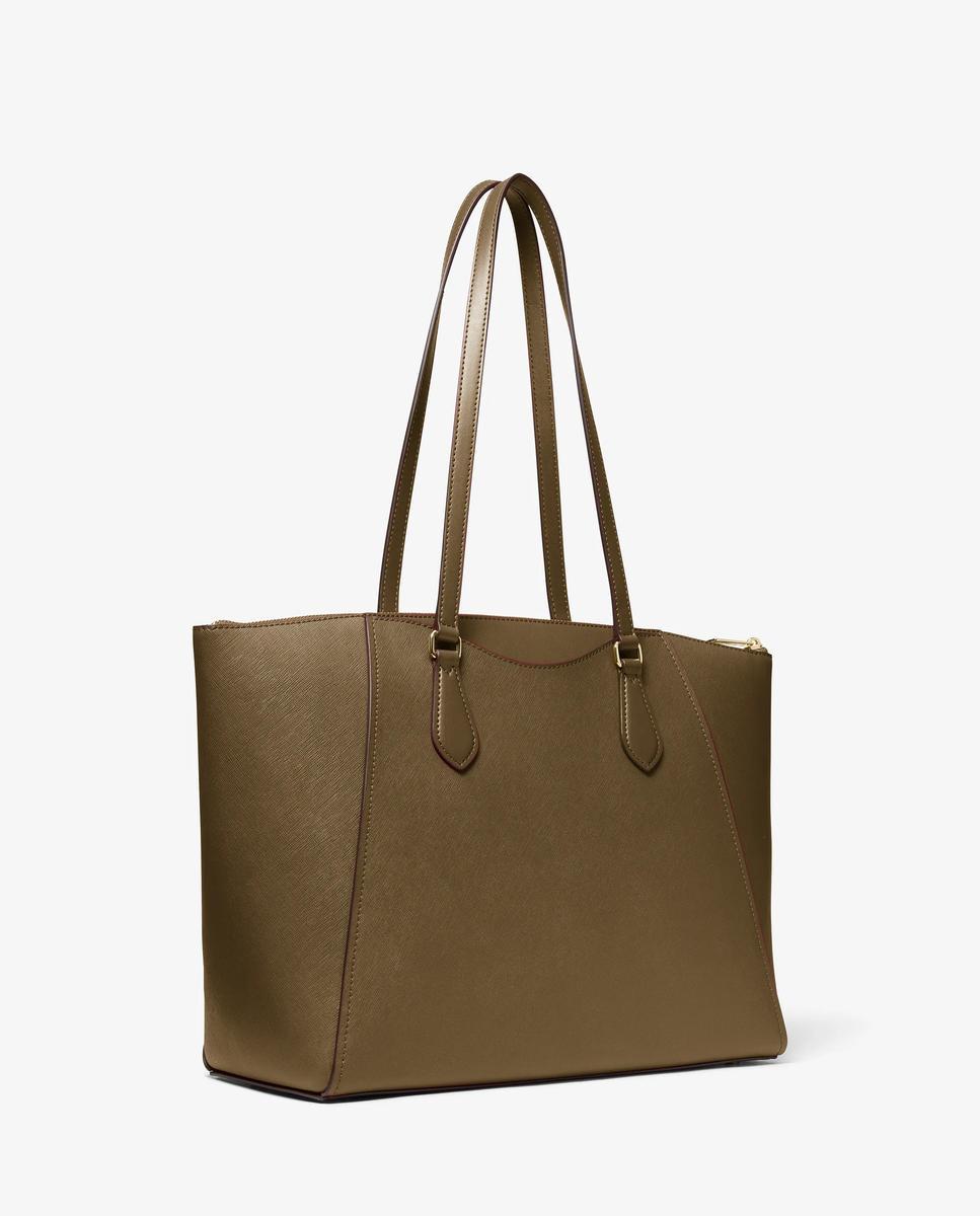 Imagen 3 de Bolso shopper tote lorita grande de piel saffiano - Michael Michael Kors - Kaki Kaki
