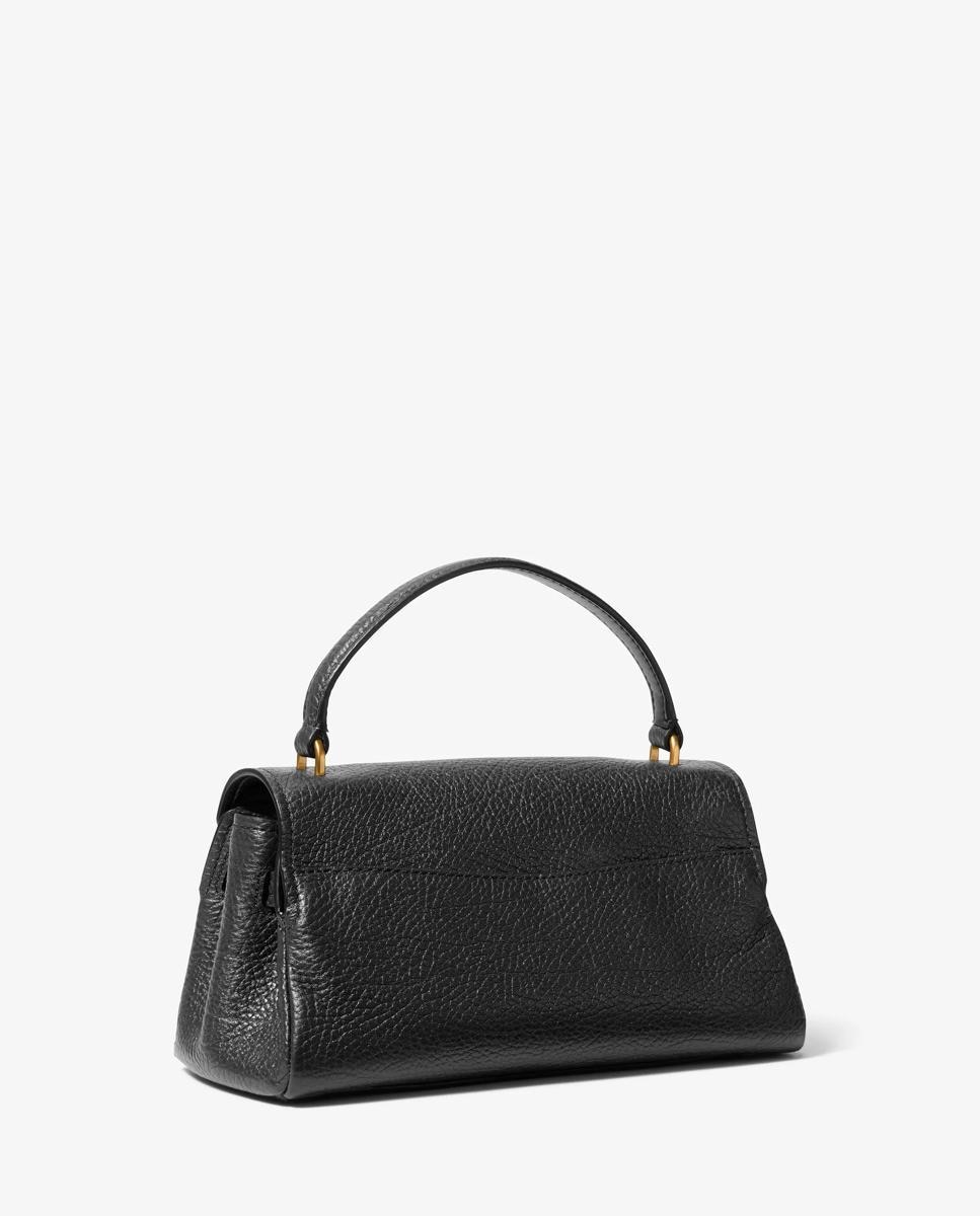 Bandolera de mujer hamilton moderne extrapequeña de piel texturizada - Michael Michael Kors - Negro Negro-4