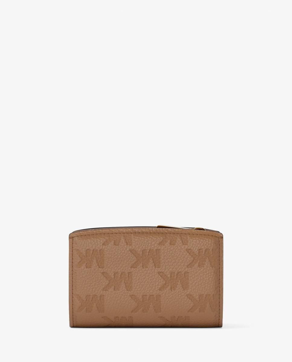 Imagen 2 de Cartera bryant mediana de piel con logotipo en relieve - Michael Michael Kors - Marrón claro Marrón claro