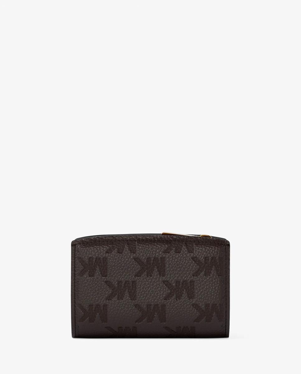 Imagen 2 de Cartera bryant mediana de piel con logotipo en relieve - Michael Michael Kors - Marrón chocolate Marrón chocolate
