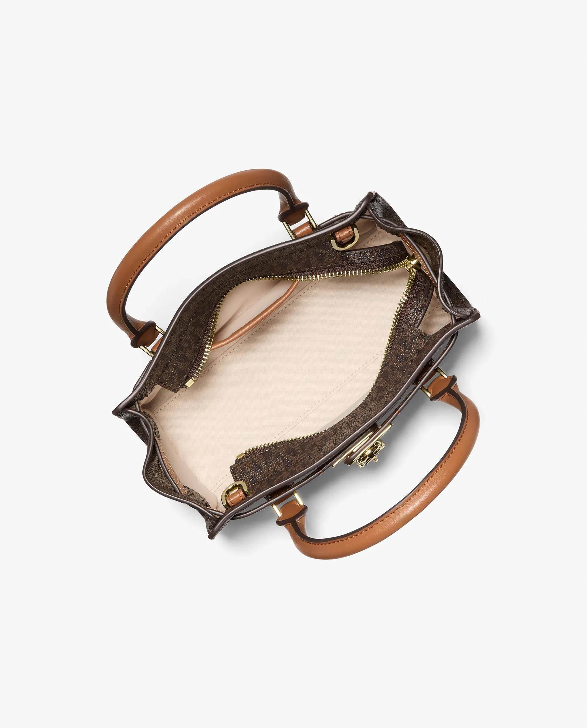Bandolera de mujer hamilton moderne extrapequeña con logotipo - Michael Michael Kors - Marrón oscuro Marrón oscuro-3