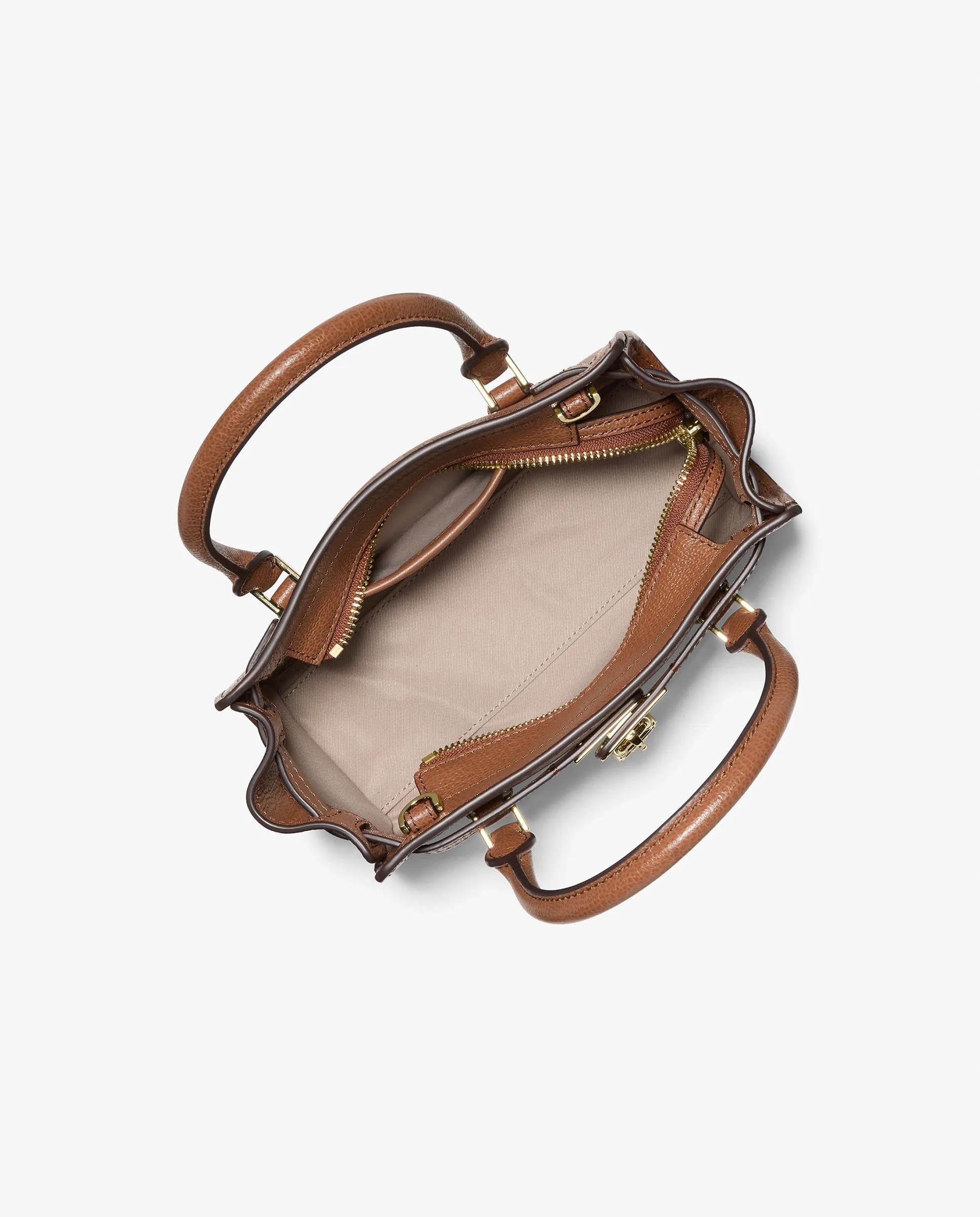 Bandolera de mujer hamilton moderne extrapequeña de piel - Michael Michael Kors - Marrón Marrón-3