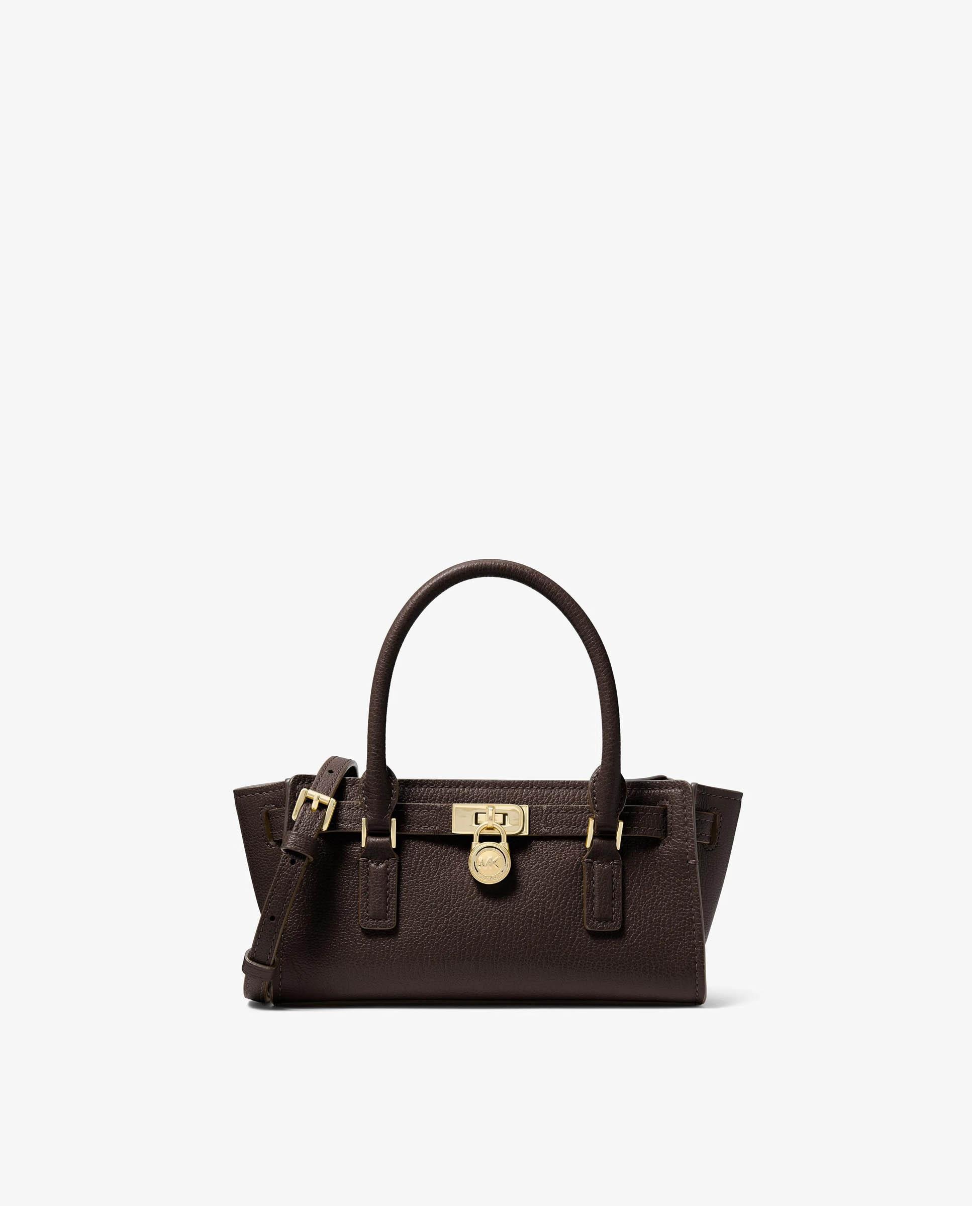 Bandolera de mujer hamilton moderne extrapequeña de piel - Michael Michael Kors - Marrón chocolate Marrón chocolate-1