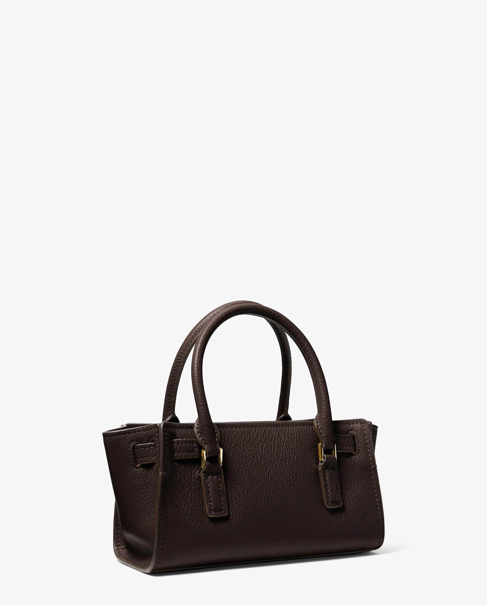 Bandolera de mujer hamilton moderne extrapequeña de piel - Michael Michael Kors - Marrón chocolate Marrón chocolate-3