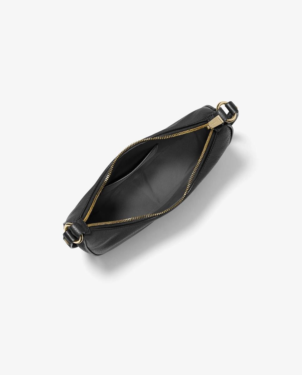 Imagen 4 de Bolso de hombro pochette transformable nolita pequeño de piel granulada - Michael Michael Kors - Negro Negro