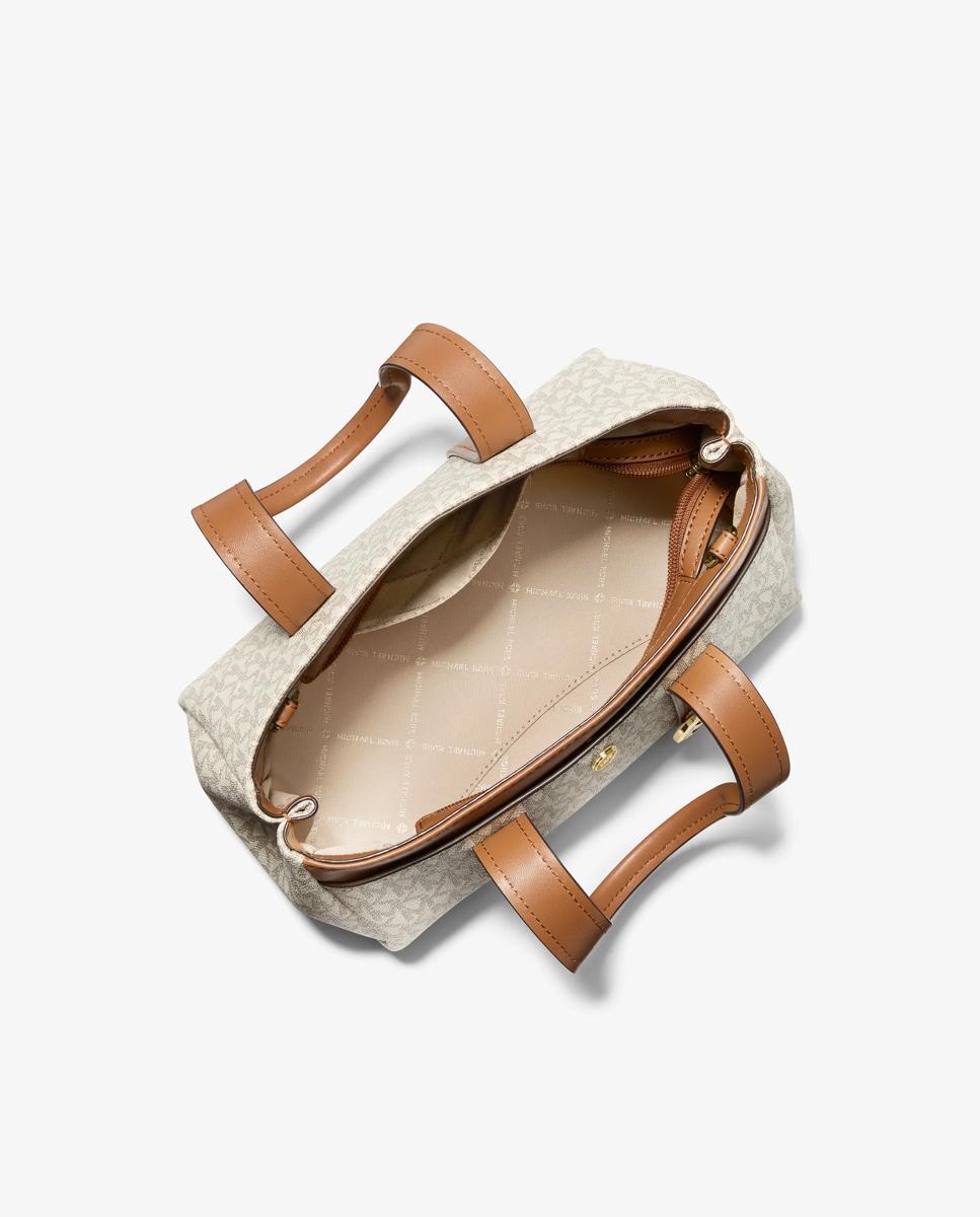 Bandolera de mujer satchel foster extrapequeña con logotipo - Michael Michael Kors - Marfil Marfil-4