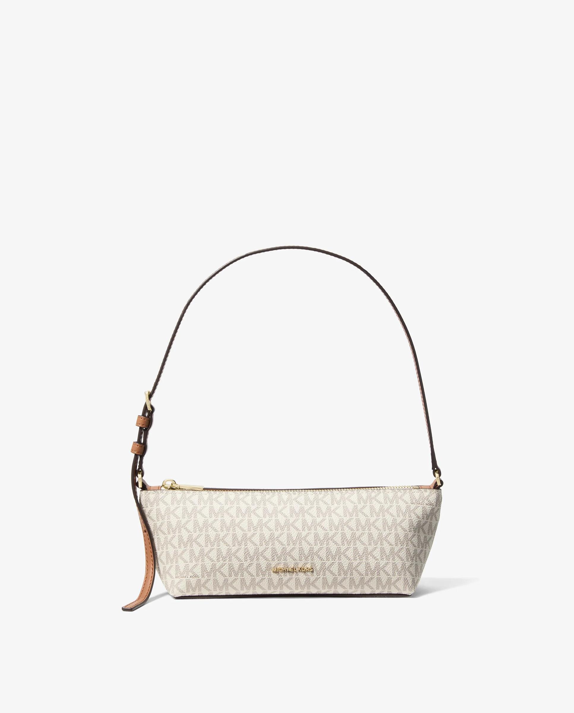 Bolso de hombro laila pequeño con logotipo - Michael Michael Kors - Marfil Marfil-1