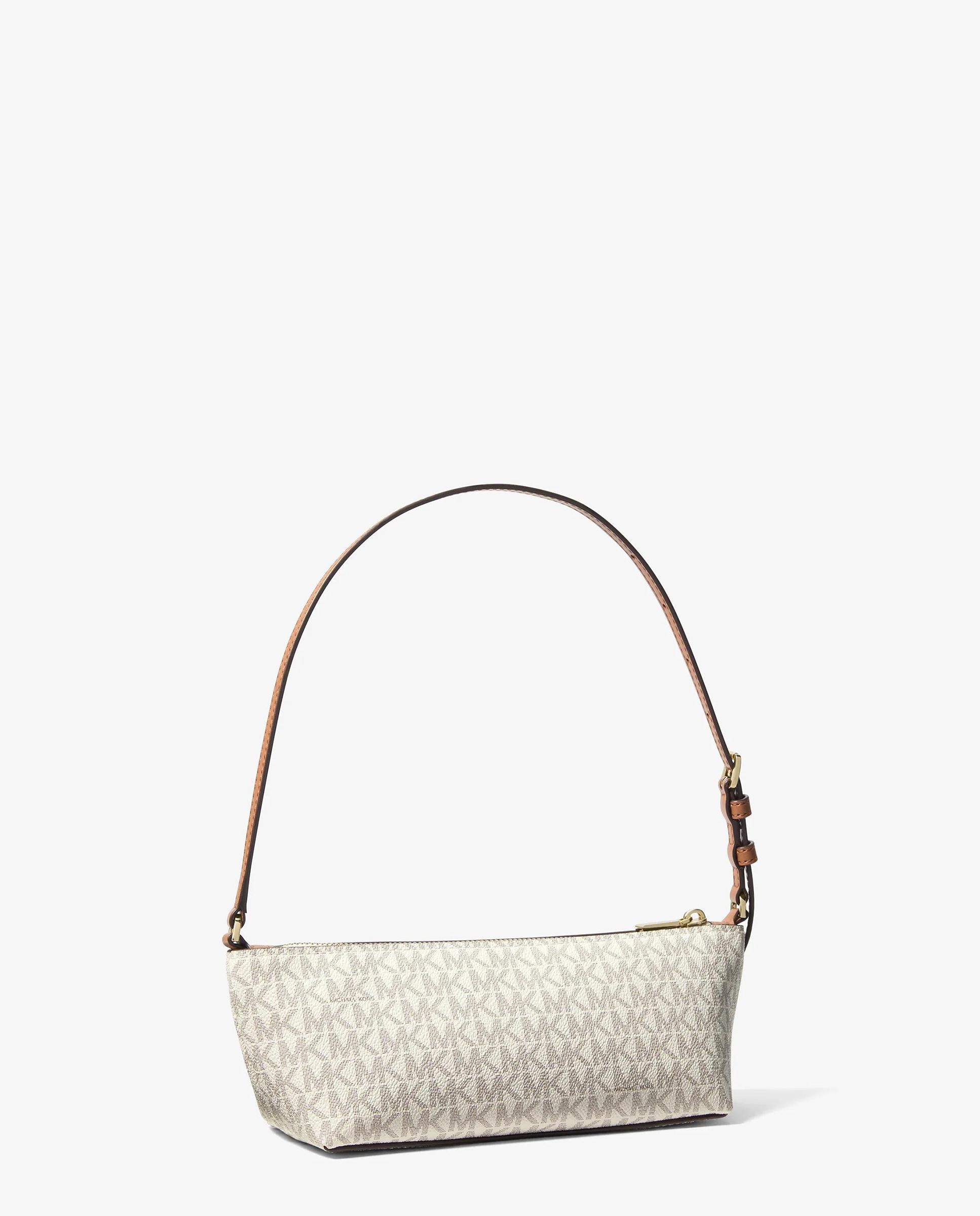 Bolso de hombro laila pequeño con logotipo - Michael Michael Kors - Marfil Marfil-3