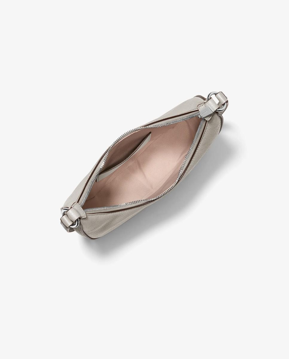 Imagen 4 de Bolso de hombro pochette transformable nolita pequeño de piel granulada - Michael Michael Kors - Piedra Piedra