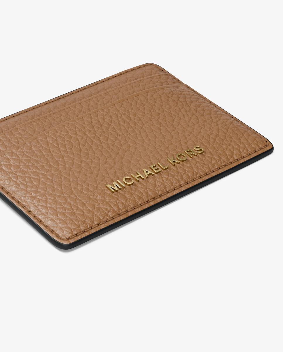 Imagen 4 de Tarjetero de piel granulada - Michael Michael Kors - Marrón claro Marrón claro