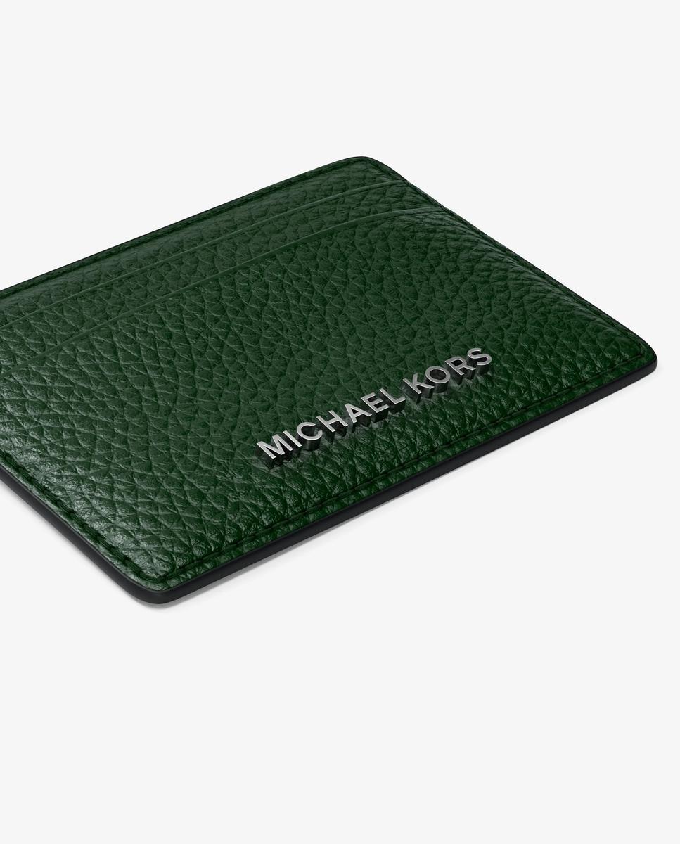 Imagen 4 de Tarjetero de piel granulada - Michael Michael Kors - Musgo Musgo