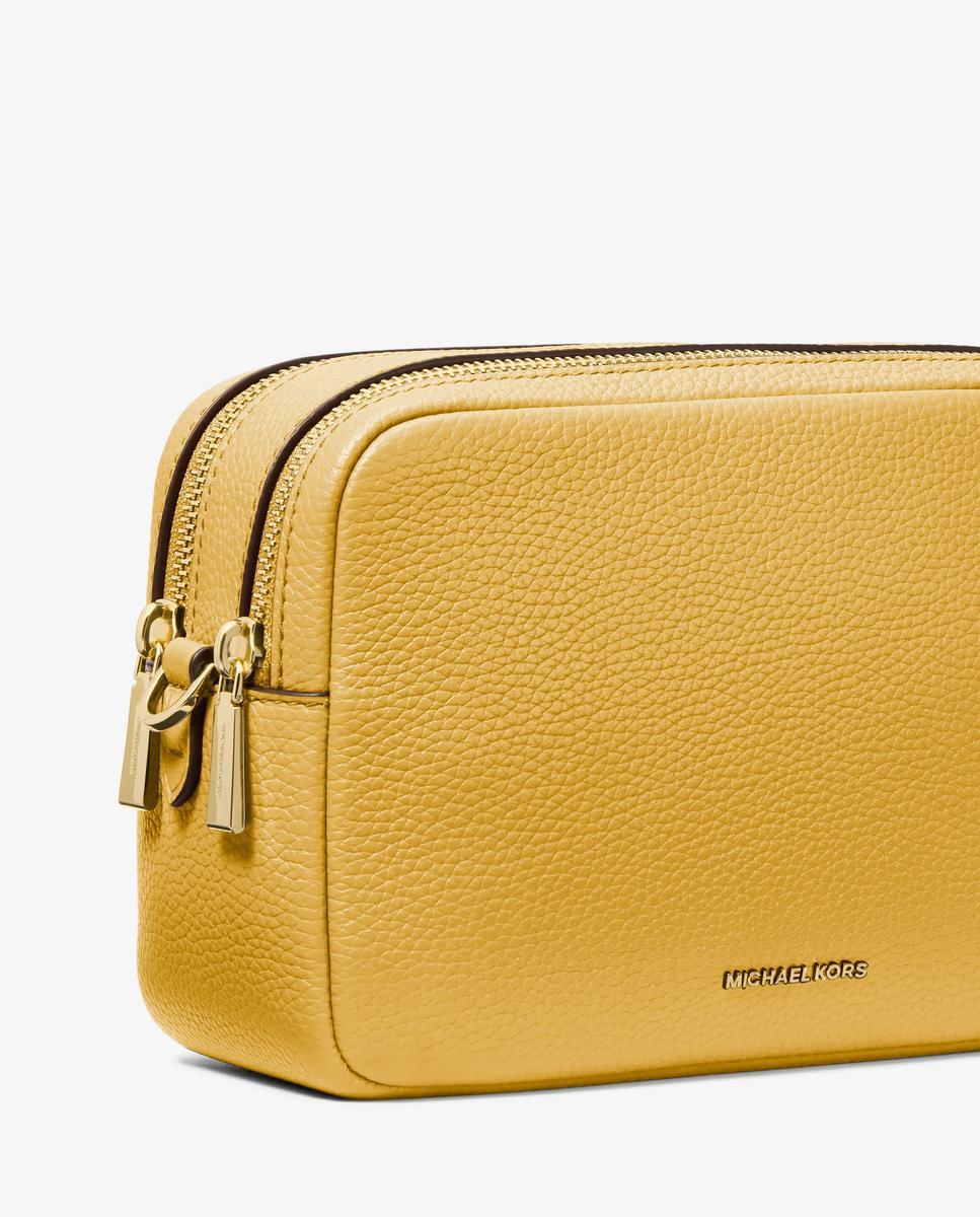 Imagen 4 de Bandolera de mujer para cámara bryant mediana de piel granulada - Michael Michael Kors - Amarillo Amarillo