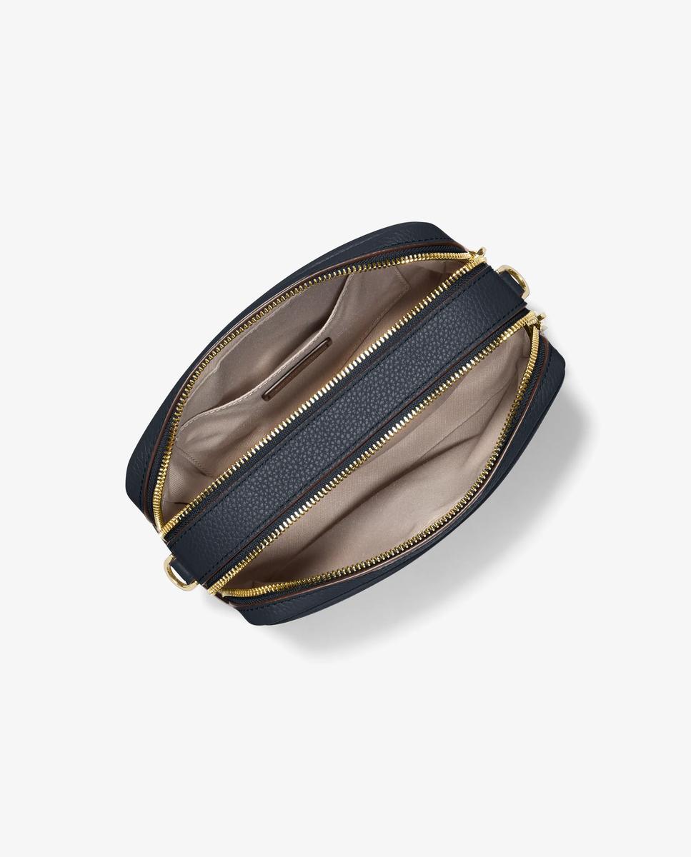 Imagen 3 de Bandolera de mujer para cámara bryant mediana de piel granulada - Michael Michael Kors - Azul marino Azul marino