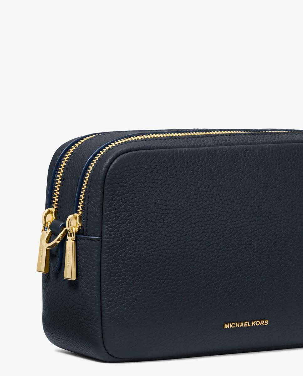 Imagen 4 de Bandolera de mujer para cámara bryant mediana de piel granulada - Michael Michael Kors - Azul marino Azul marino