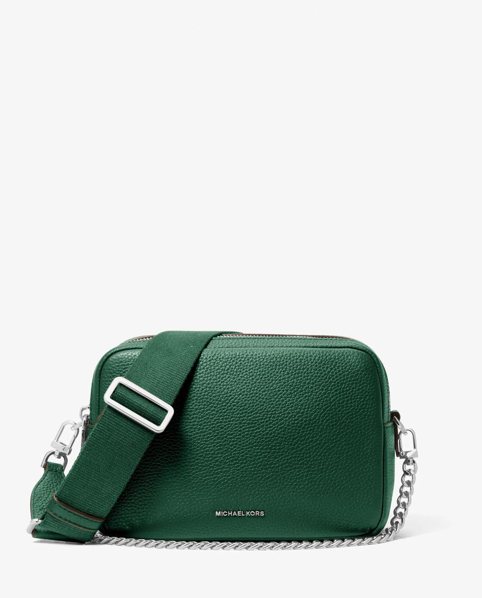Imagen 1 de Bandolera de mujer para cámara bryant mediana de piel granulada - Michael Michael Kors - Musgo Musgo