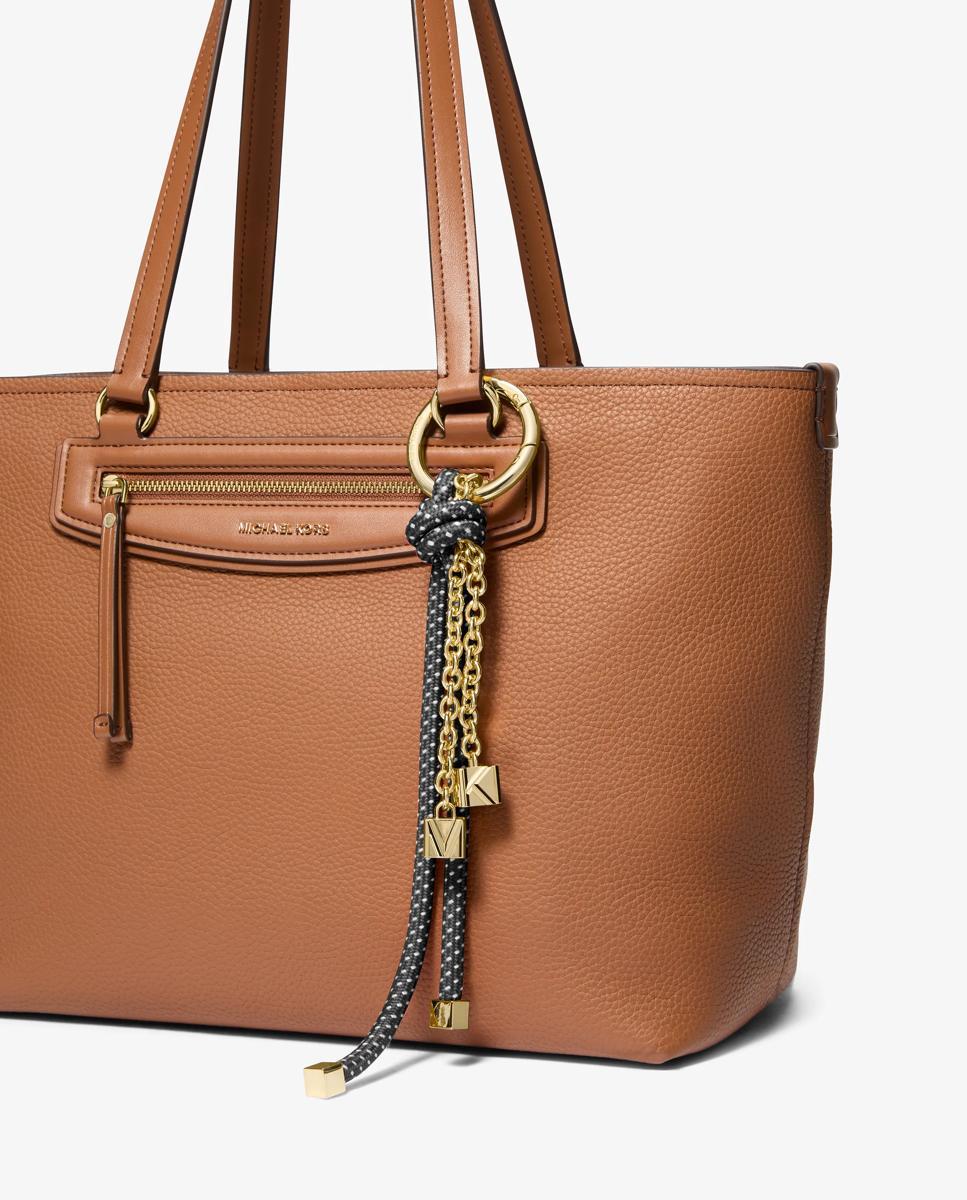 Adorno para bolso en tono dorado con cordón moteado - Michael Michael Kors - Azul marino Azul marino-2