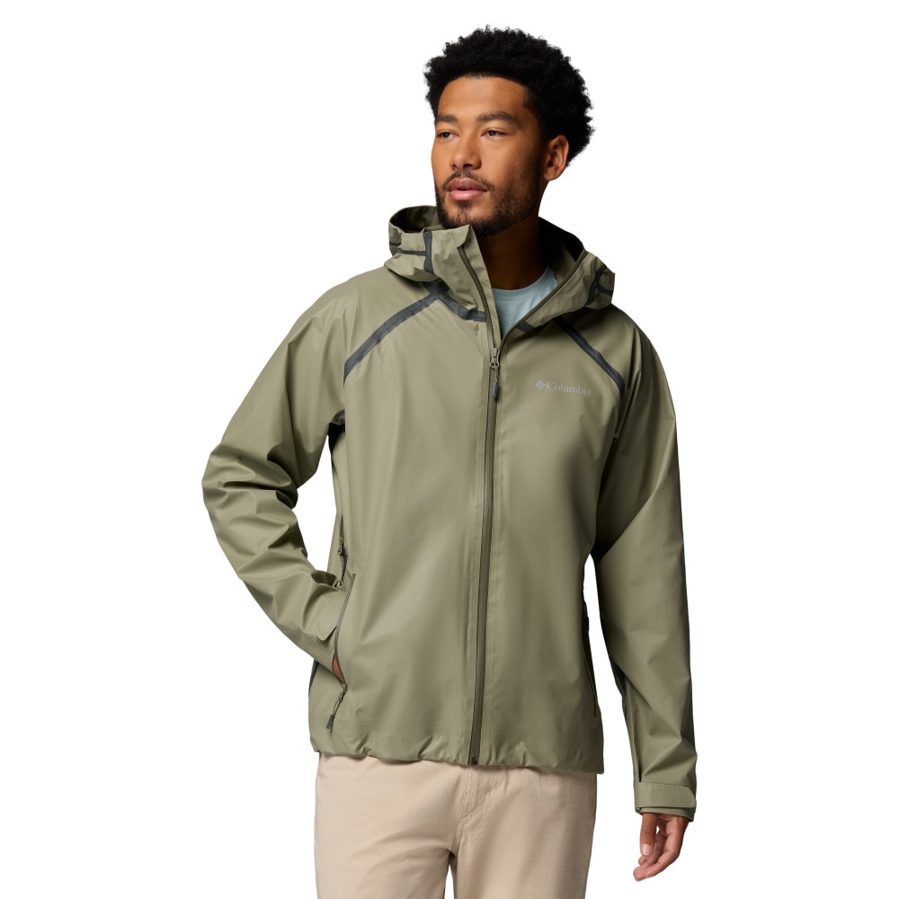 Imagen 0 de Chaqueta impermeable de hombre Reign No Shine™ Columbia Verde cadete