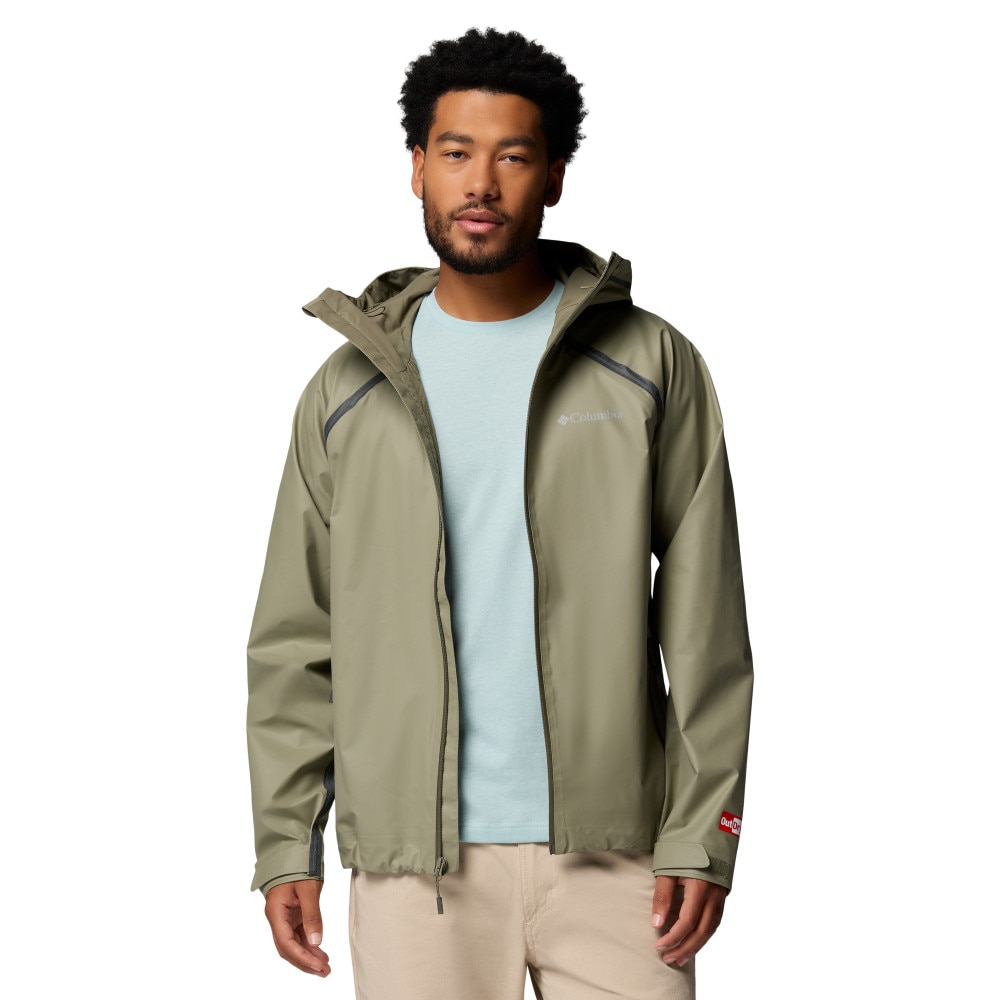 Chaqueta impermeable de hombre Reign No Shine™ Columbia - Verde cadete Verde cadete-4