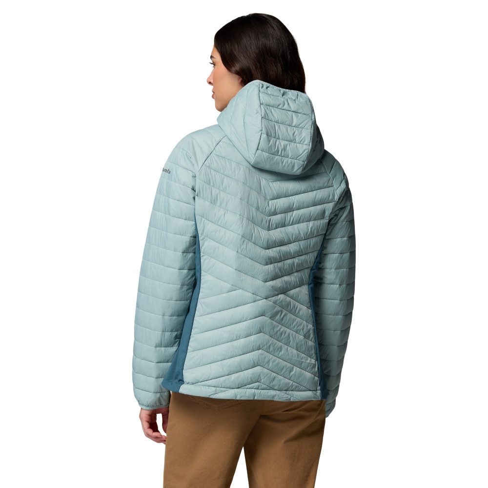 Plumífero de mujer Powder Pass™ III Hybrid Hooded Columbia - Azul claro Azul claro-2