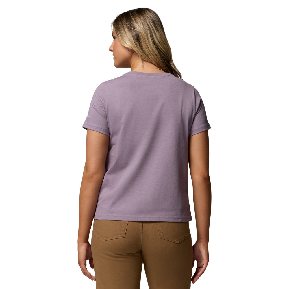 Camiseta de manga corta mujer Rolling Bend™ Columbia - Morado pastel Morado pastel-2
