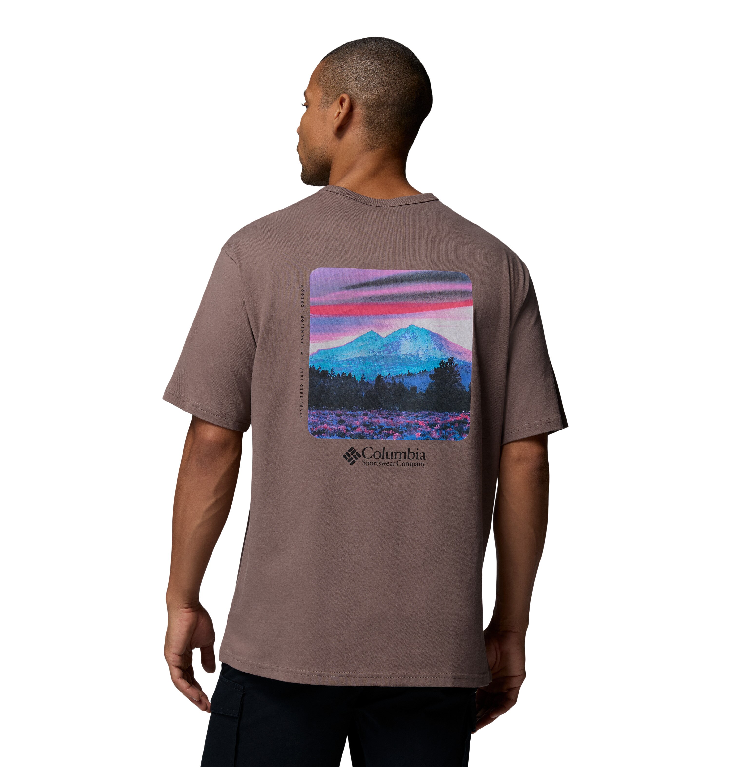Camiseta manga corta de hombre CSC™ Heavyweight Back Graphic Columbia - Topo Topo-2