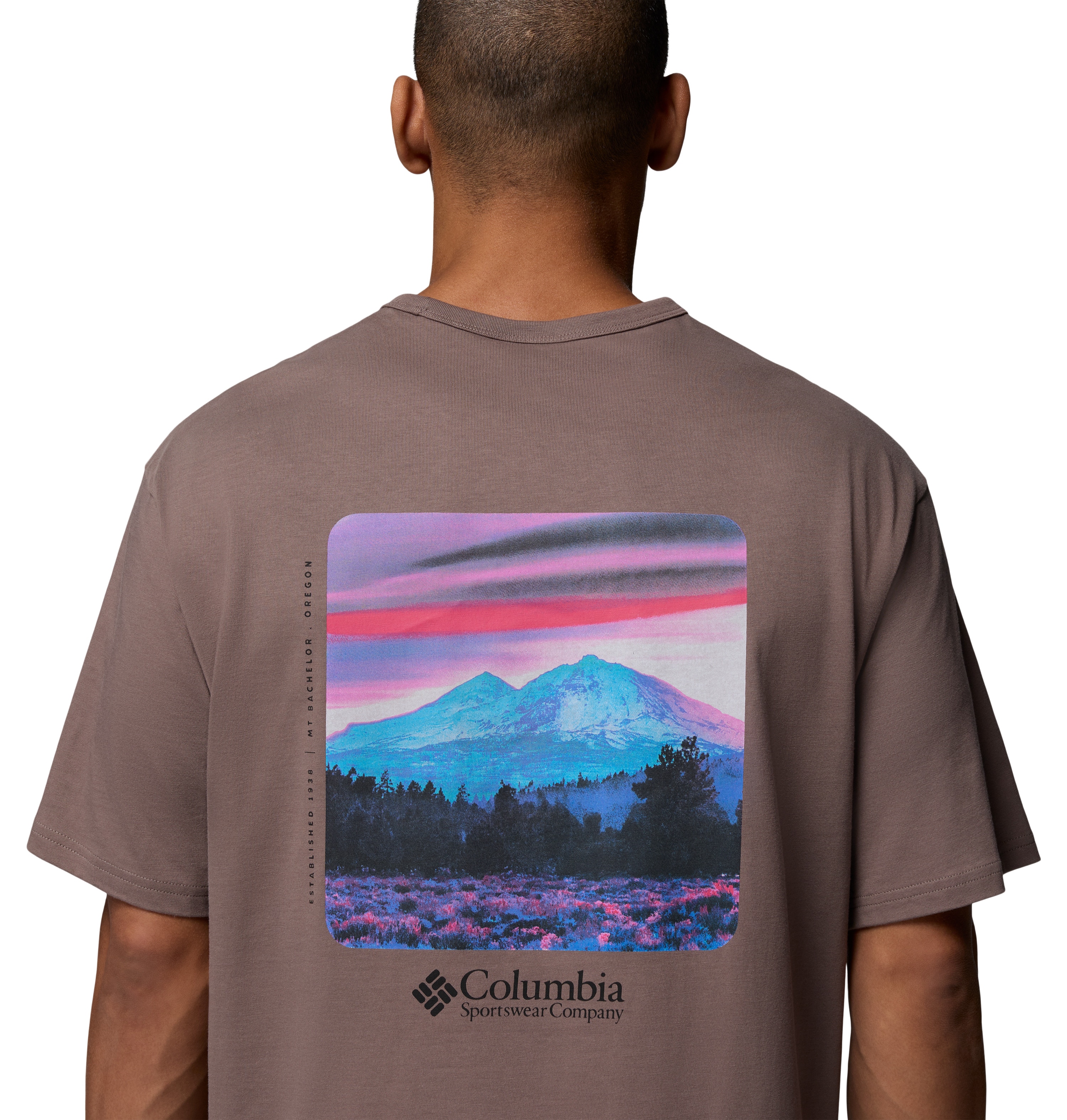 Camiseta manga corta de hombre CSC™ Heavyweight Back Graphic Columbia - Topo Topo-4