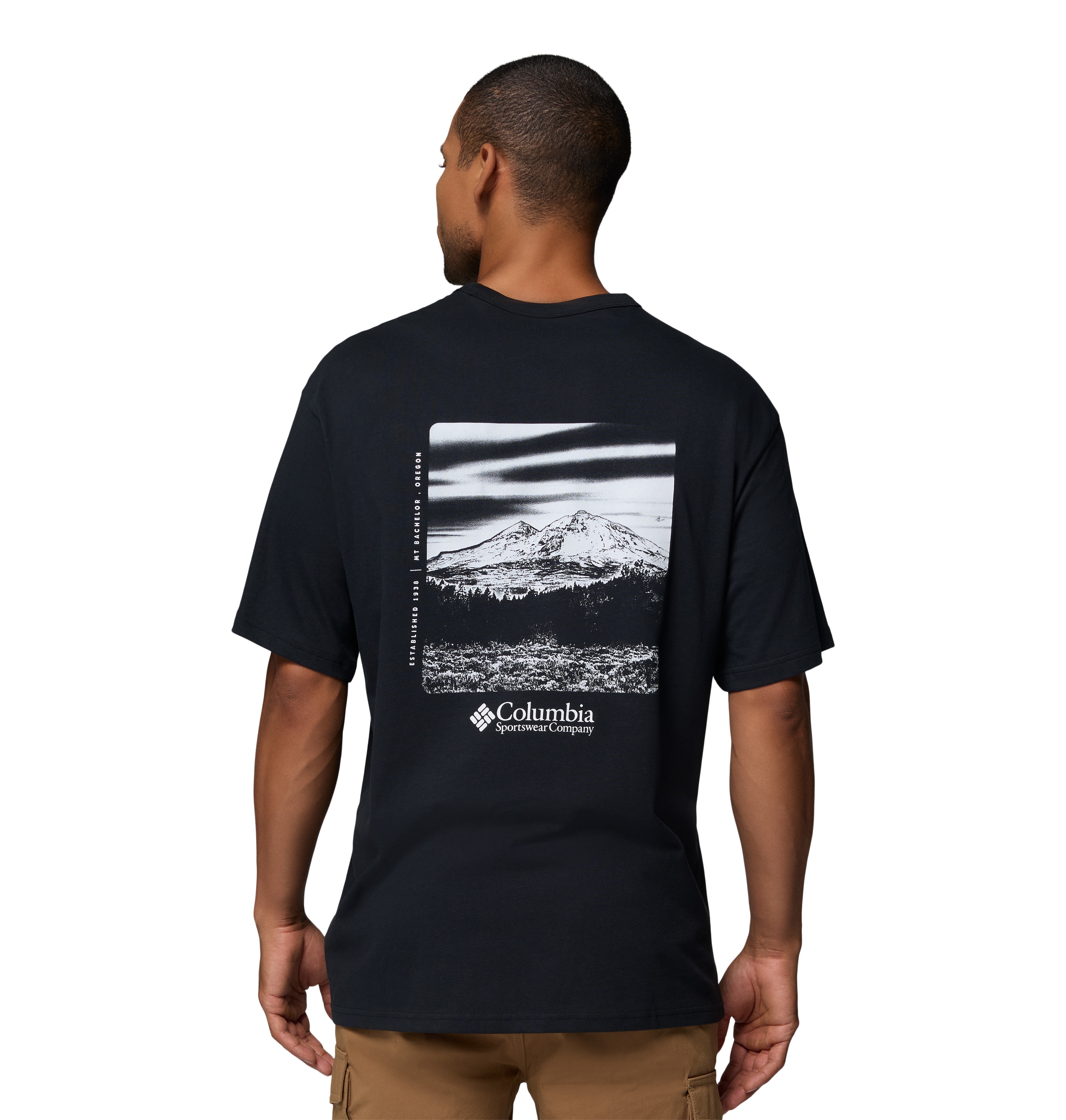 Camiseta manga corta de hombre CSC™ Heavyweight Back Graphic Columbia - Gris Gris-2